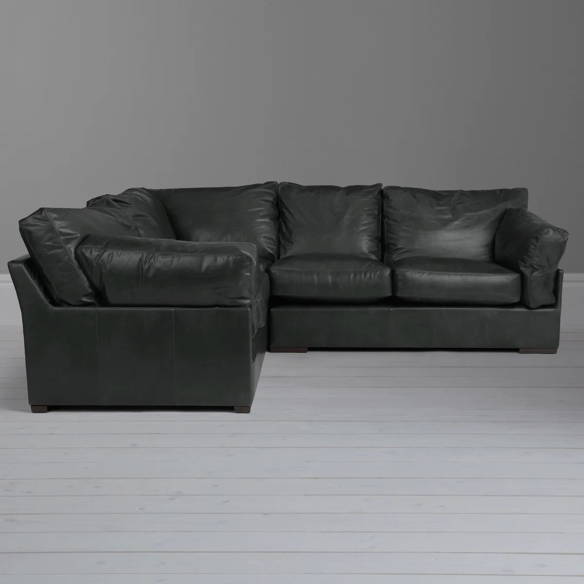 John Lewis & Partners Java LHF Corner Leather Sofa, Dark Leg – image 3