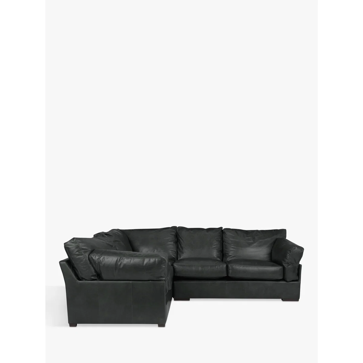 John Lewis & Partners Java LHF Corner Leather Sofa, Dark Leg – image 2