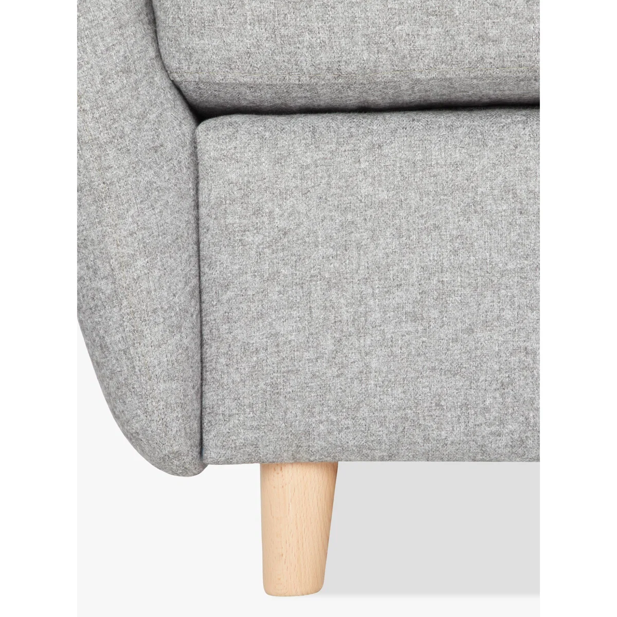 House by John Lewis Arlo RHF Chaise with Storage Sofa Bed, Light Leg – image 5