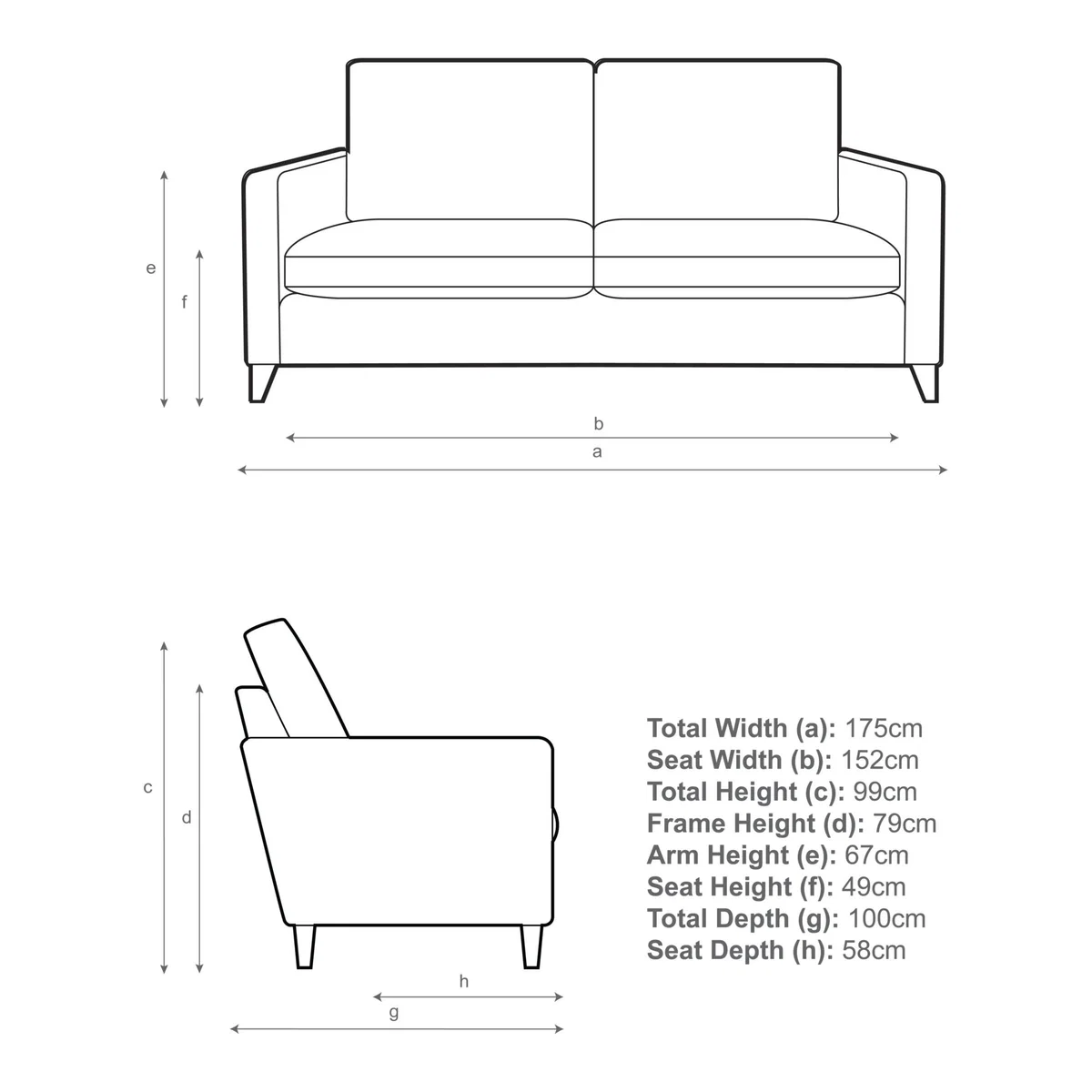 John Lewis & Partners Bailey High Back Medium 2 Seater Sofa – image 4