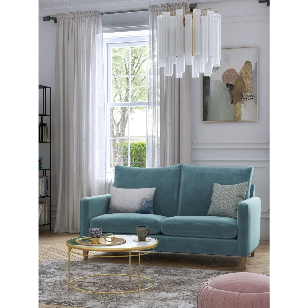 John Lewis & Partners Bailey High Back Medium 2 Seater Sofa – image 5