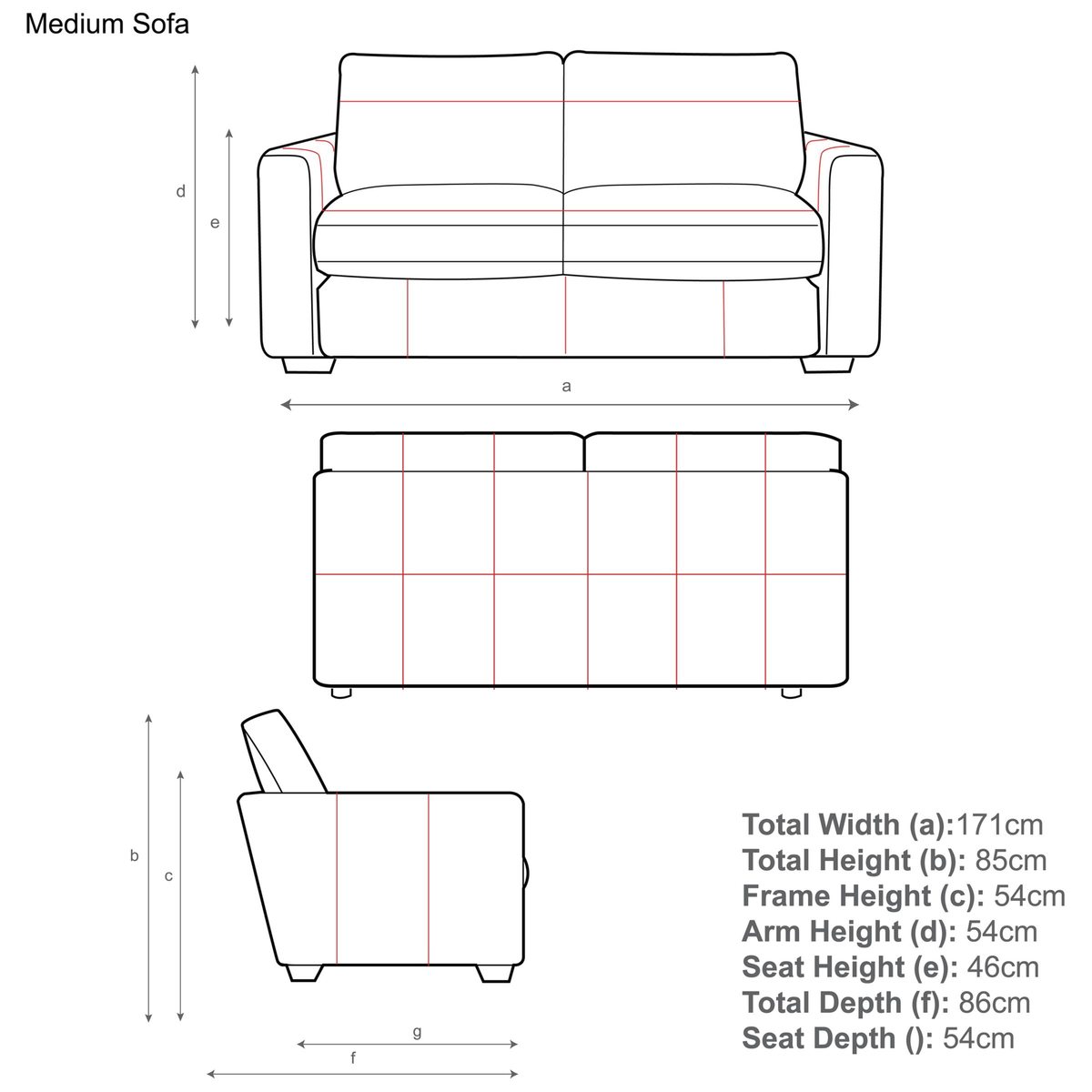 House by John Lewis Oliver Leather Medium 2 Seater Sofa, Dark Leg – image 3