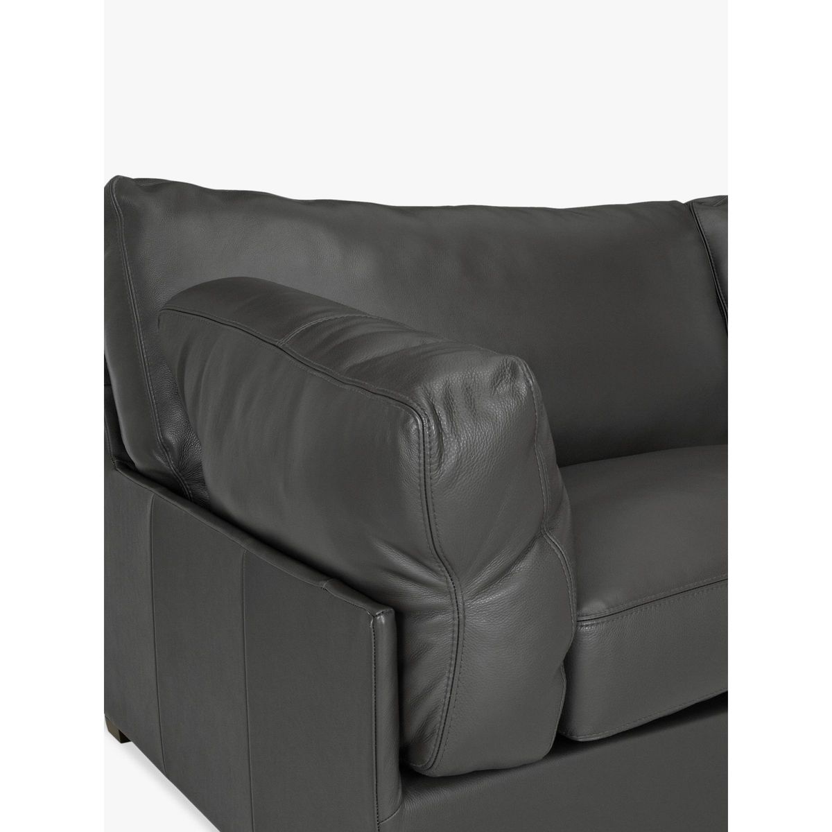 John Lewis & Partners Java Medium 2 Seater Leather Sofa, Dark Leg – image 3