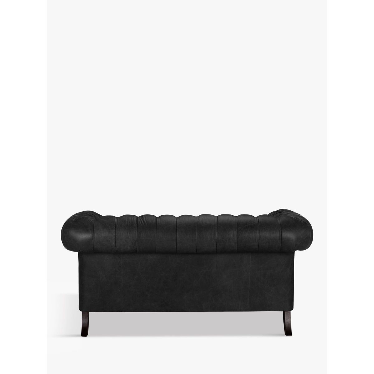 John Lewis & Partners Cromwell Chesterfield Leather Small 2 Seater Sofa, Dark Leg – image 5