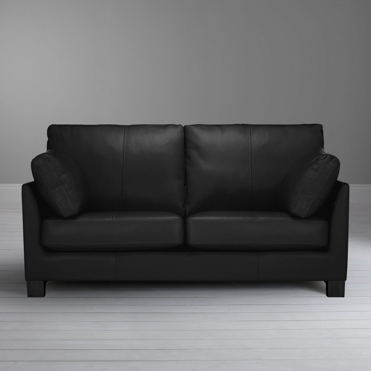 John Lewis & Partners Ikon Medium 2 Seater Leather Sofa, Dark Leg – image 5