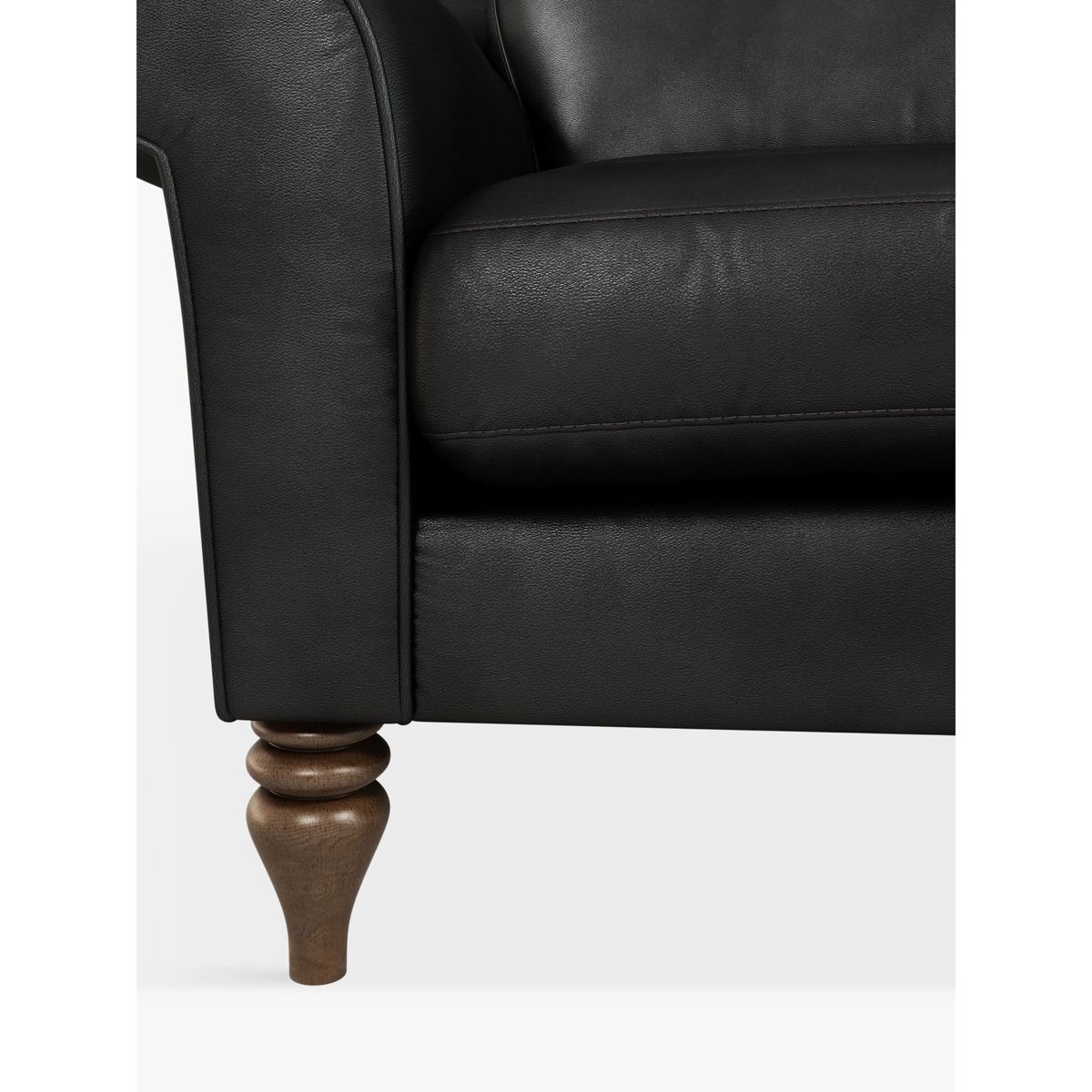 John Lewis & Partners Camber Medium 2 Seater Leather Sofa, Dark Leg – image 6