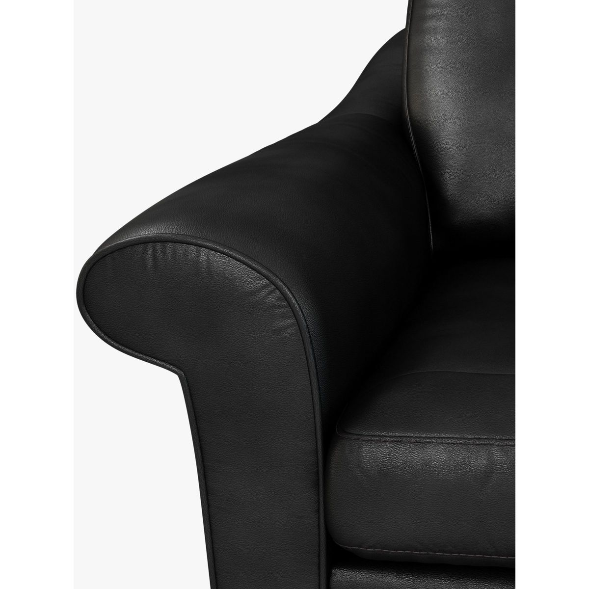 John Lewis & Partners Camber Medium 2 Seater Leather Sofa, Dark Leg – image 7