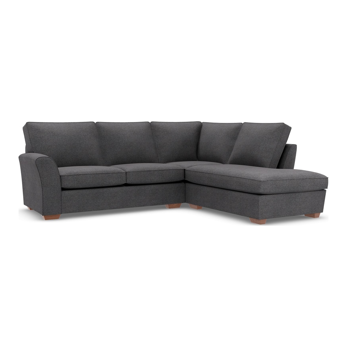 M&S Lincoln Corner Chaise Sofa (Right-Hand) - R3STC - Grey, Grey,Mushroom,Linen,Charcoal,Silver,Duck Egg,Dark Grey,Soft Teal,Blush,Natural,Denim,Navy,Dark Teal,Almond – image 1