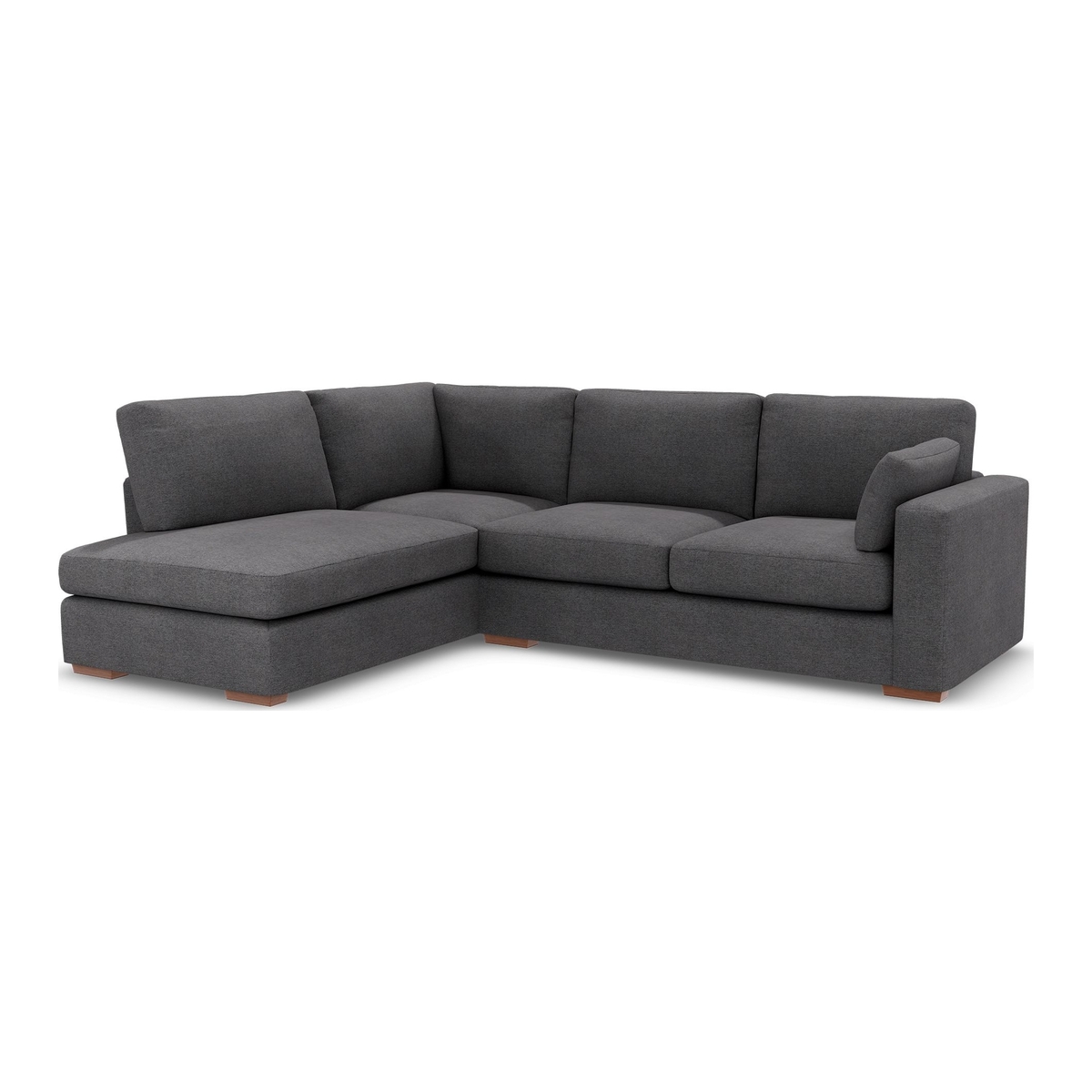 M&S Boston Corner Chaise Sofa (Left-Hand) - L3STC - Dark Ochre, Dark Ochre,Grey,Steel,Charcoal,Navy,Duck Egg,Dusky Pink,Natural,Ochre,Emerald,Peacock – image 1