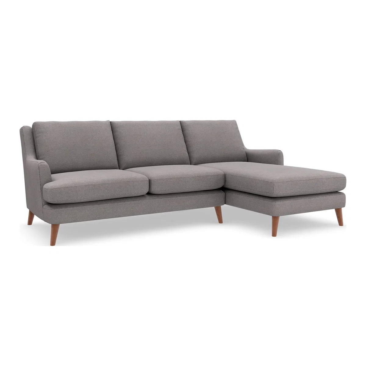 M&S Ashton Corner Chaise Sofa (Right-Hand) - R3STC - Natural, Natural,Soft Teal,Grey,Navy,Dark Grey,Blush,Duck Egg,Dark Teal,Silver,Linen,Almond,Denim,Charcoal,Blue,Mushroom