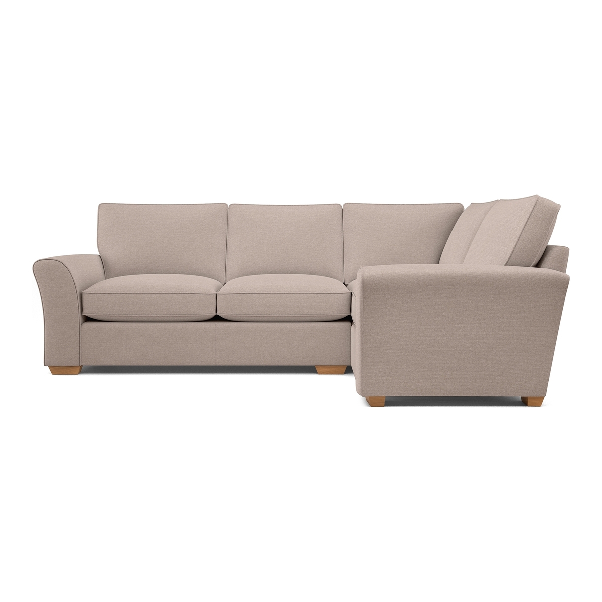 M&S Lincoln Small Corner Sofa (Right-Hand) - SRCNR - Navy, Navy,Light Grey,Ochre,Terracotta,Grey,Blush Pink,Teal,Sage,Natural – image 1