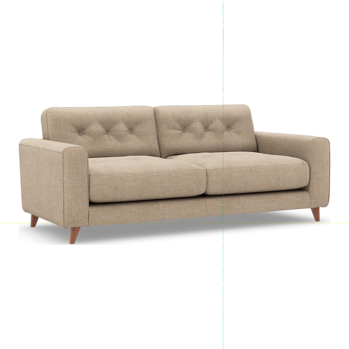 M&S Henley Large Sofa - Navy, Navy,Grey,Light Grey,Terracotta,Ochre,Blush Pink,Teal,Natural,Sage – image 1