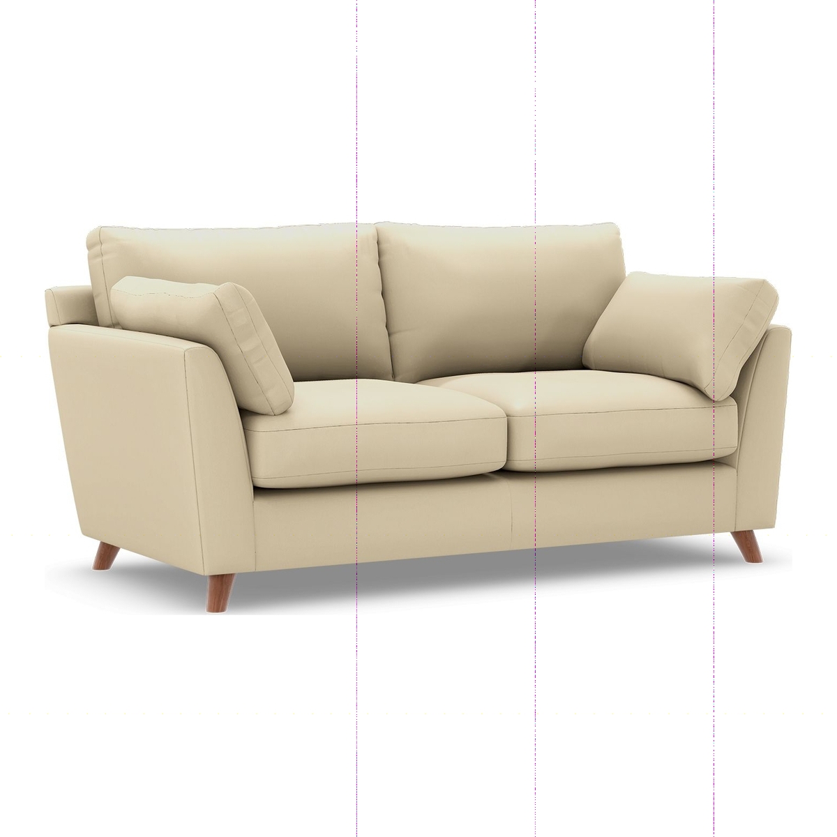 M&S Oscar Small Sofa - Almond, Almond,Ochre,Navy,Denim,Grey,Linen,Soft Teal,Duck Egg,Natural,Silver,Dark Teal,Mushroom,Dark Grey,Charcoal,Blush,Blue – image 1