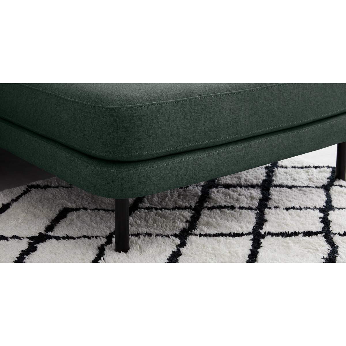 Herman Right Hand Facing Chaise End Corner Sofa, Woodland Green – image 3