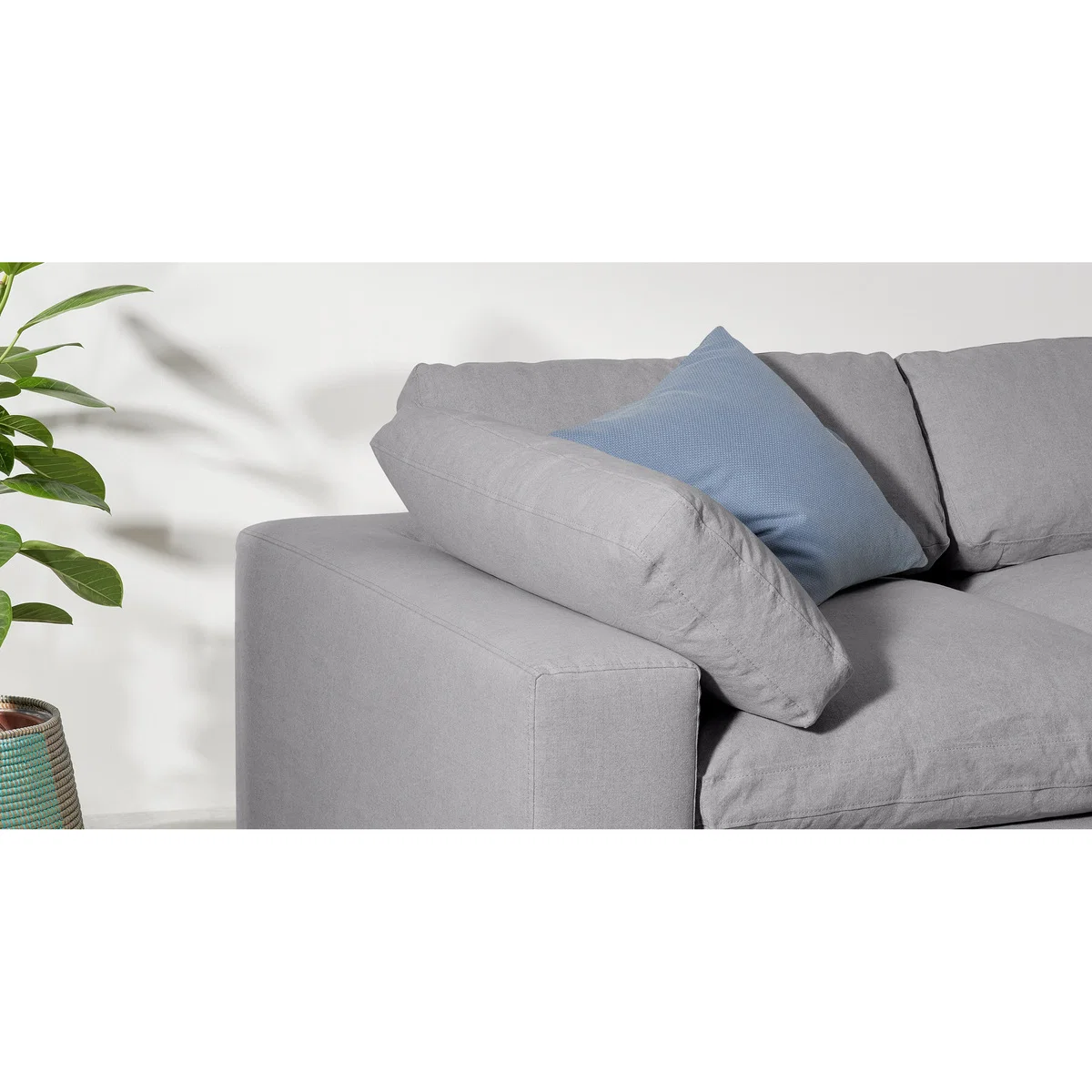 Samona 2.5 Seater Sofa, Mineral Cotton & Linen Mix – image 4