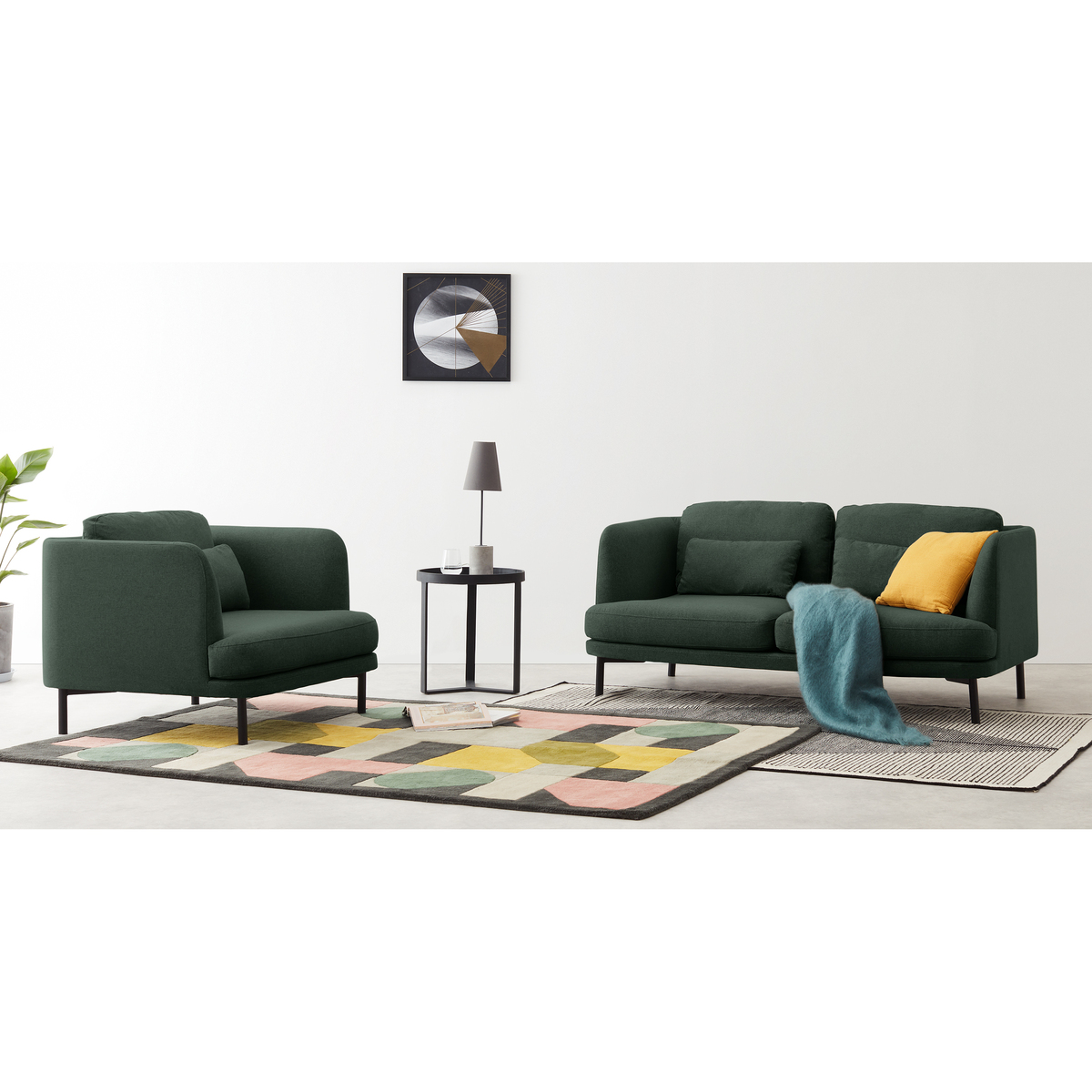 Herman 2 Seater Sofa, Woodland Green – image 2