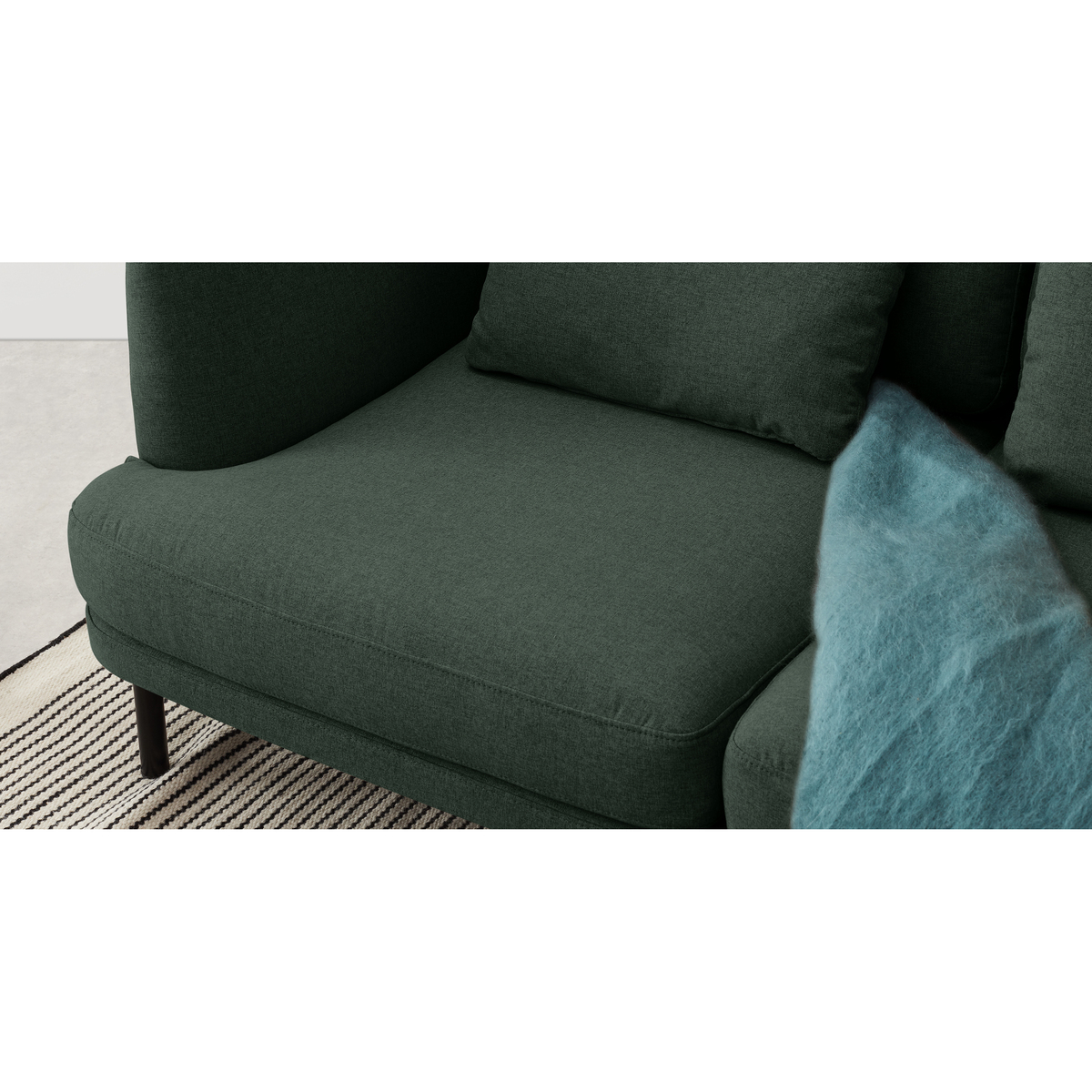 Herman 2 Seater Sofa, Woodland Green – image 3