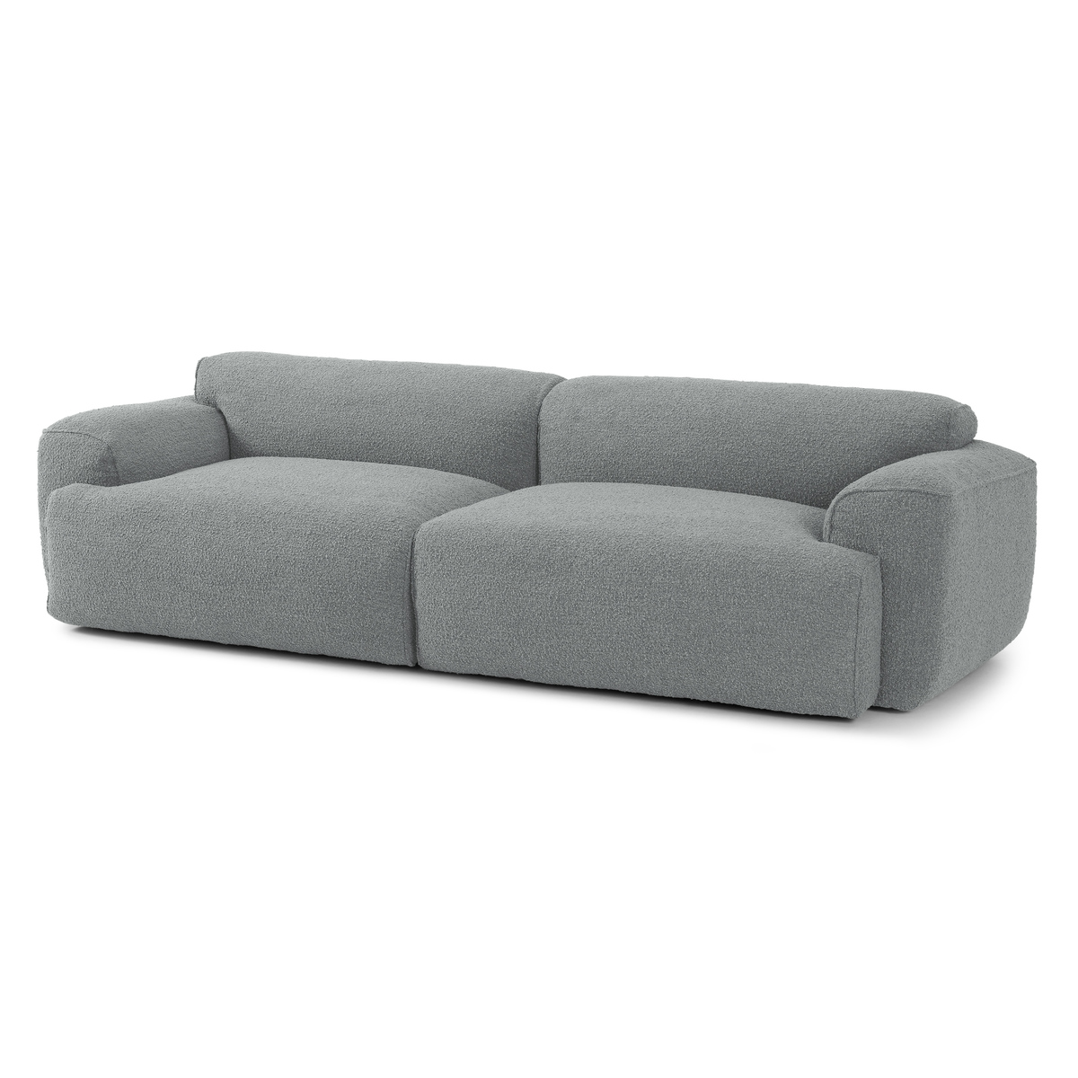 Avalon 3 Seater Sofa, Steel Boucle – image 2