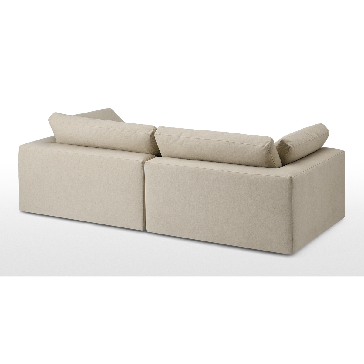 Samona 3 Seater Sofa, Natural Cotton & Linen Mix – image 5