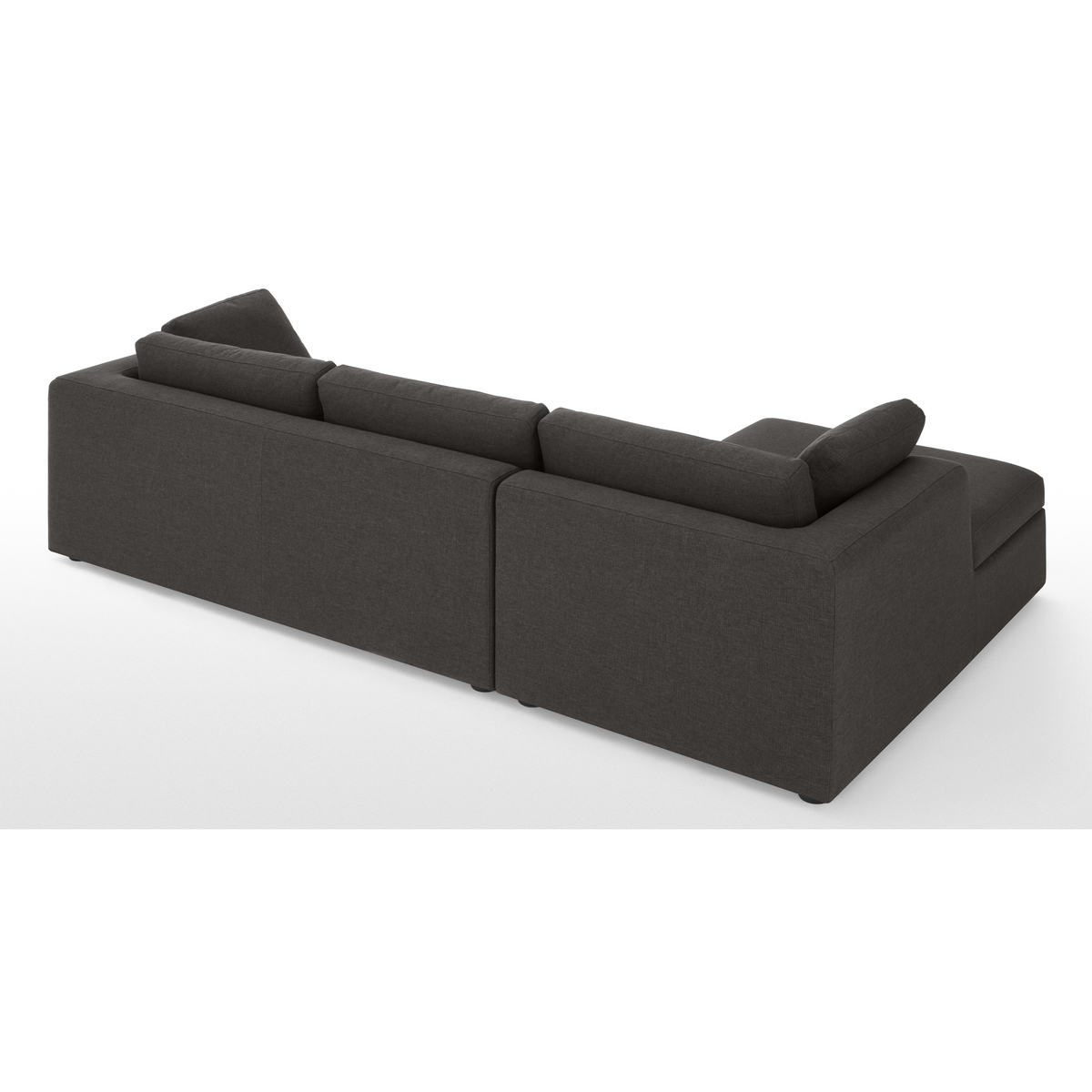 Mogen Left Hand Facing ChaIse End Sofa Bed with Storage, Oyster Grey – image 5