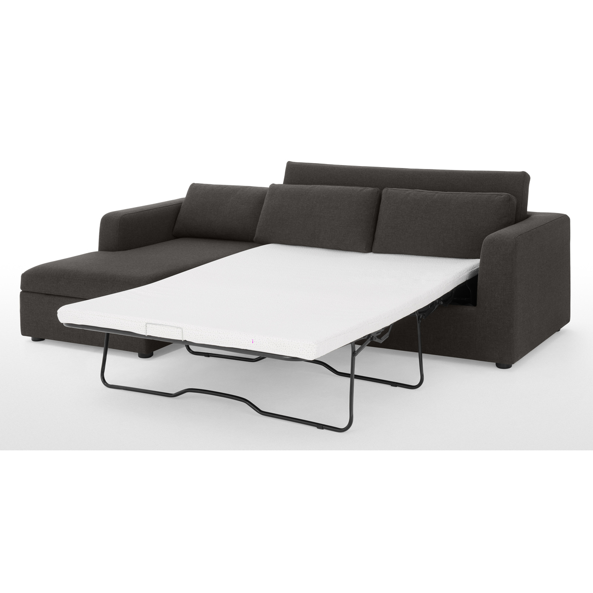 Mogen Left Hand Facing ChaIse End Sofa Bed with Storage, Oyster Grey – image 9