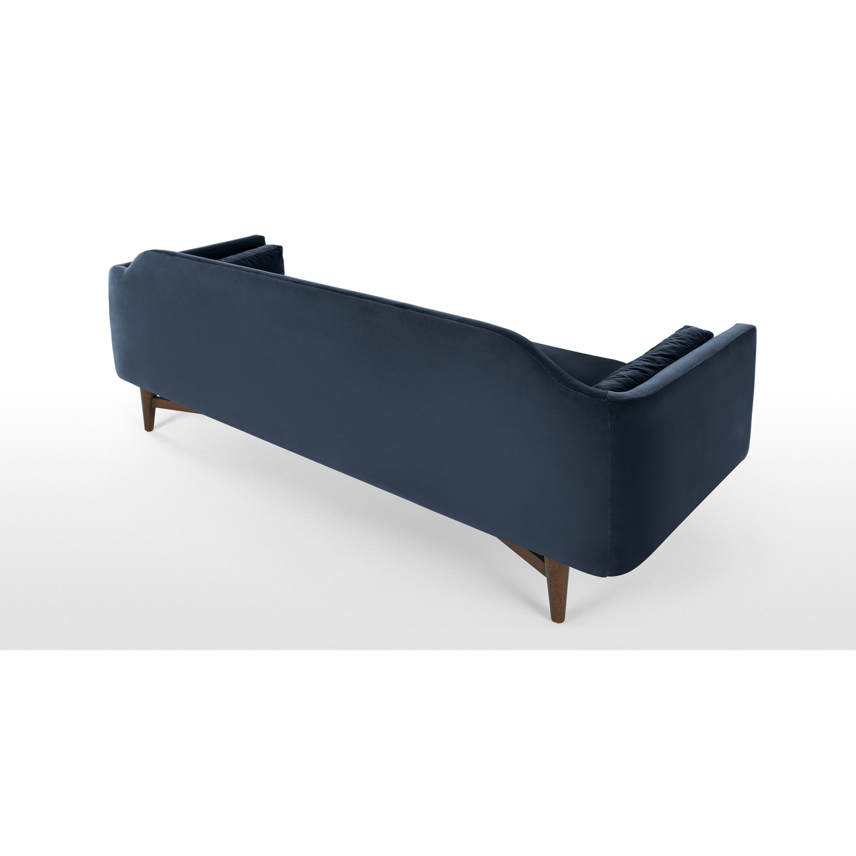 Imani 3 Seater Sofa, Navy Cotton Velvet – image 5