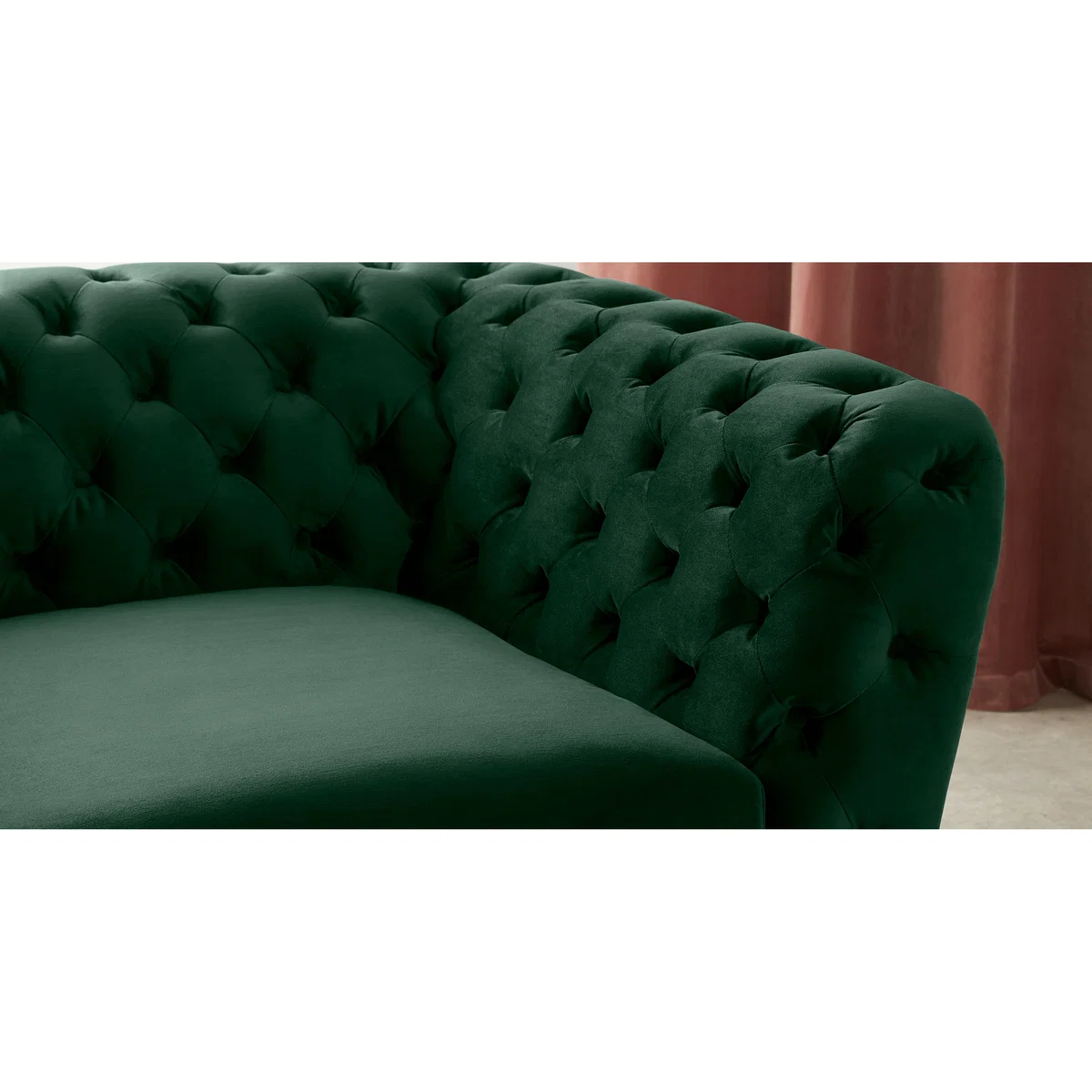 Sloan 2 Seater Sofa, Pine Green Velvet – image 4