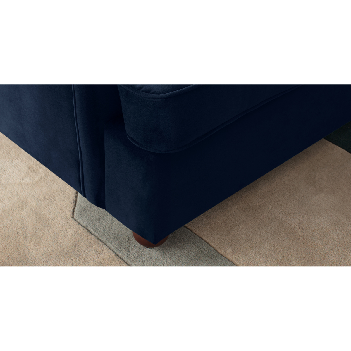 Orson Sofa Bed, Ink Blue Velvet – image 4