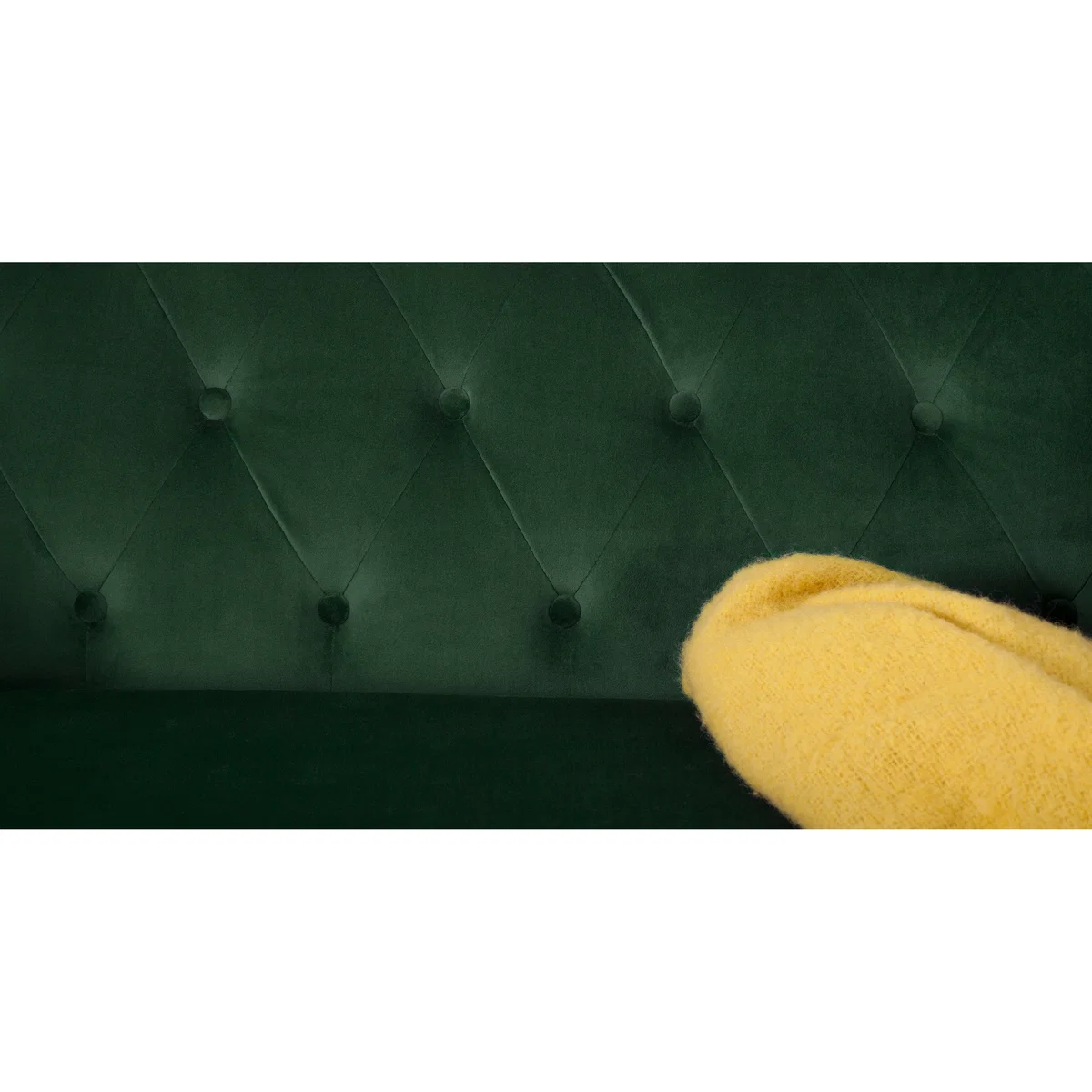 Branagh Right Hand Facing Chaise End Corner Sofa, Pine Green Velvet – image 7