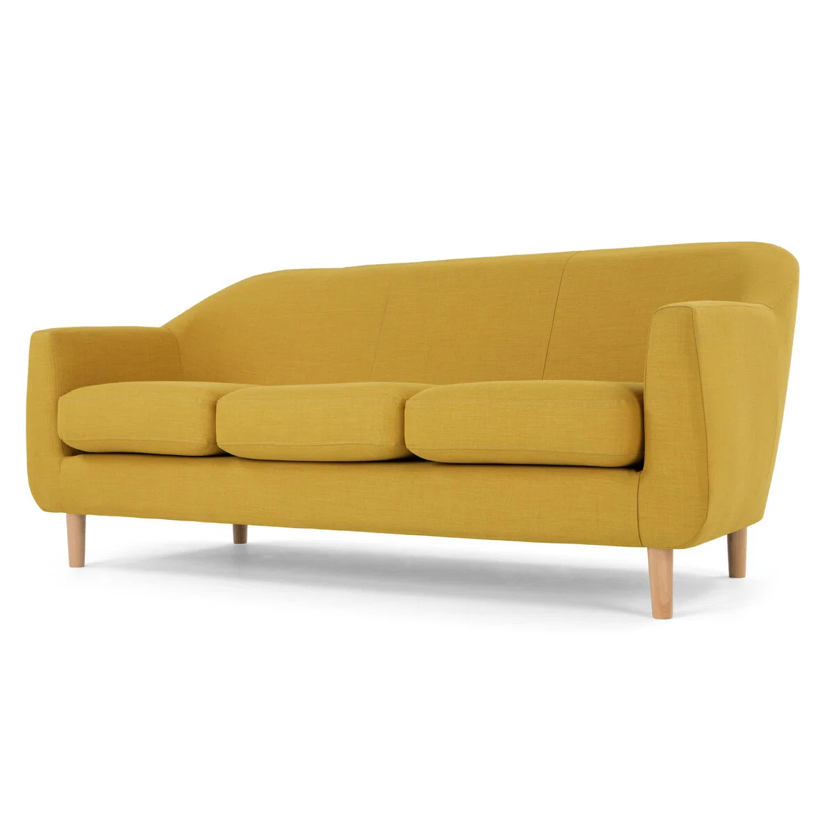 Tubby 3 Seater Sofa, Retro Yellow – image 2