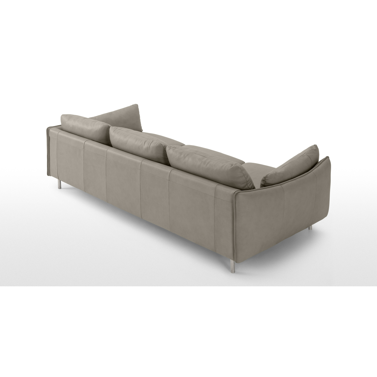 Vento 3 Seater Sofa, Pale Putty Leather – image 5