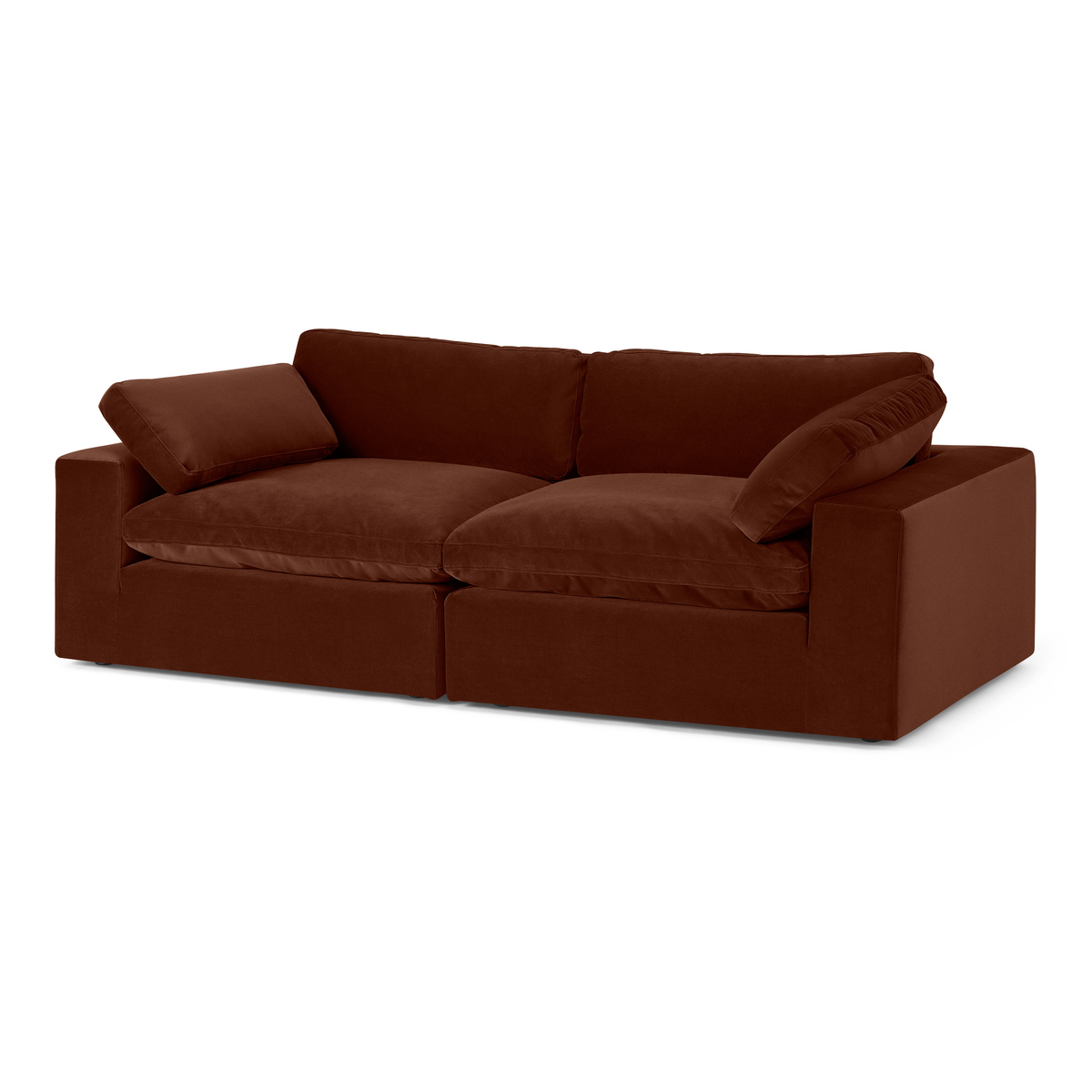 Samona 3 Seater Sofa, Amber Velvet – image 2
