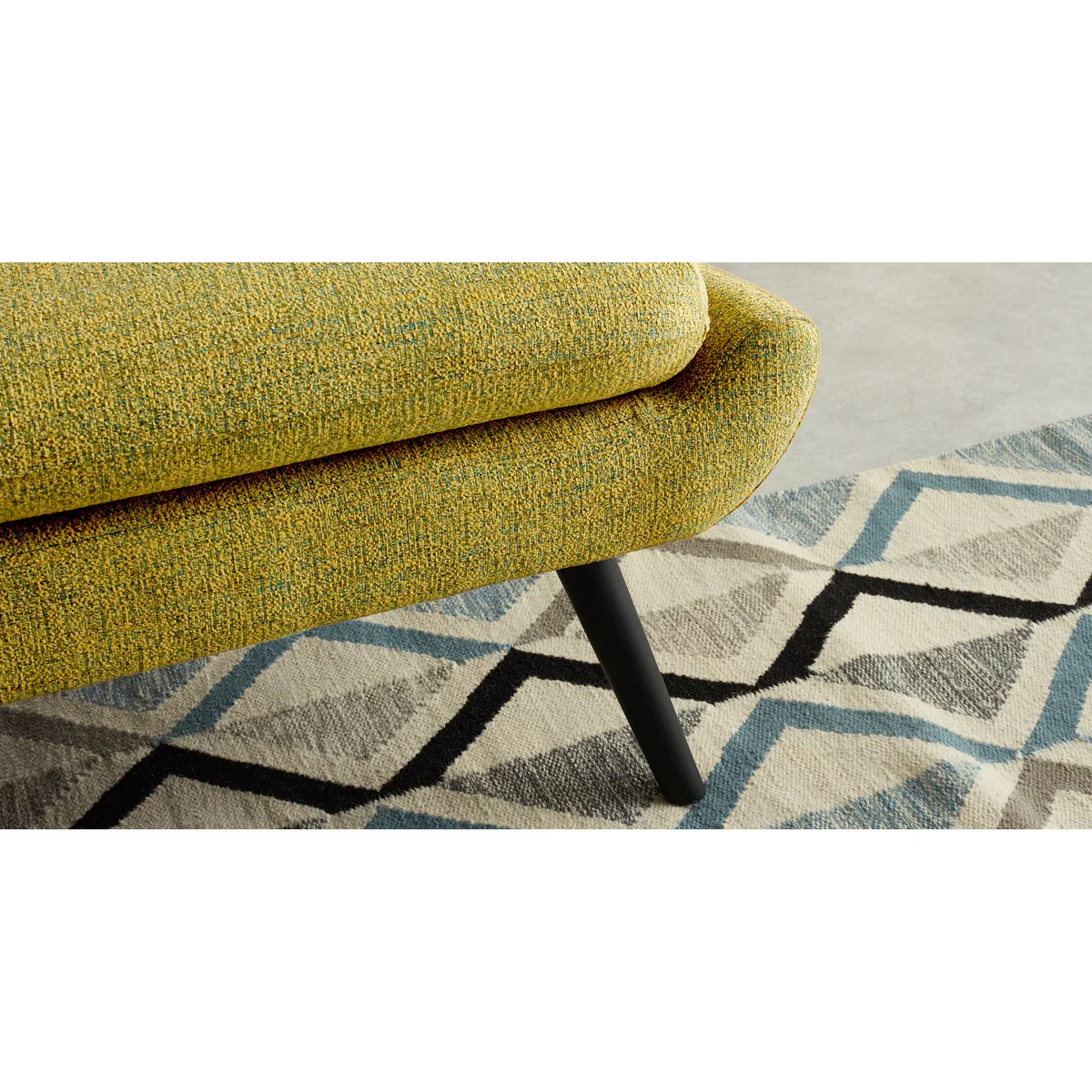 Jonny 2 Seater Sofa, Revival Yellow – image 4