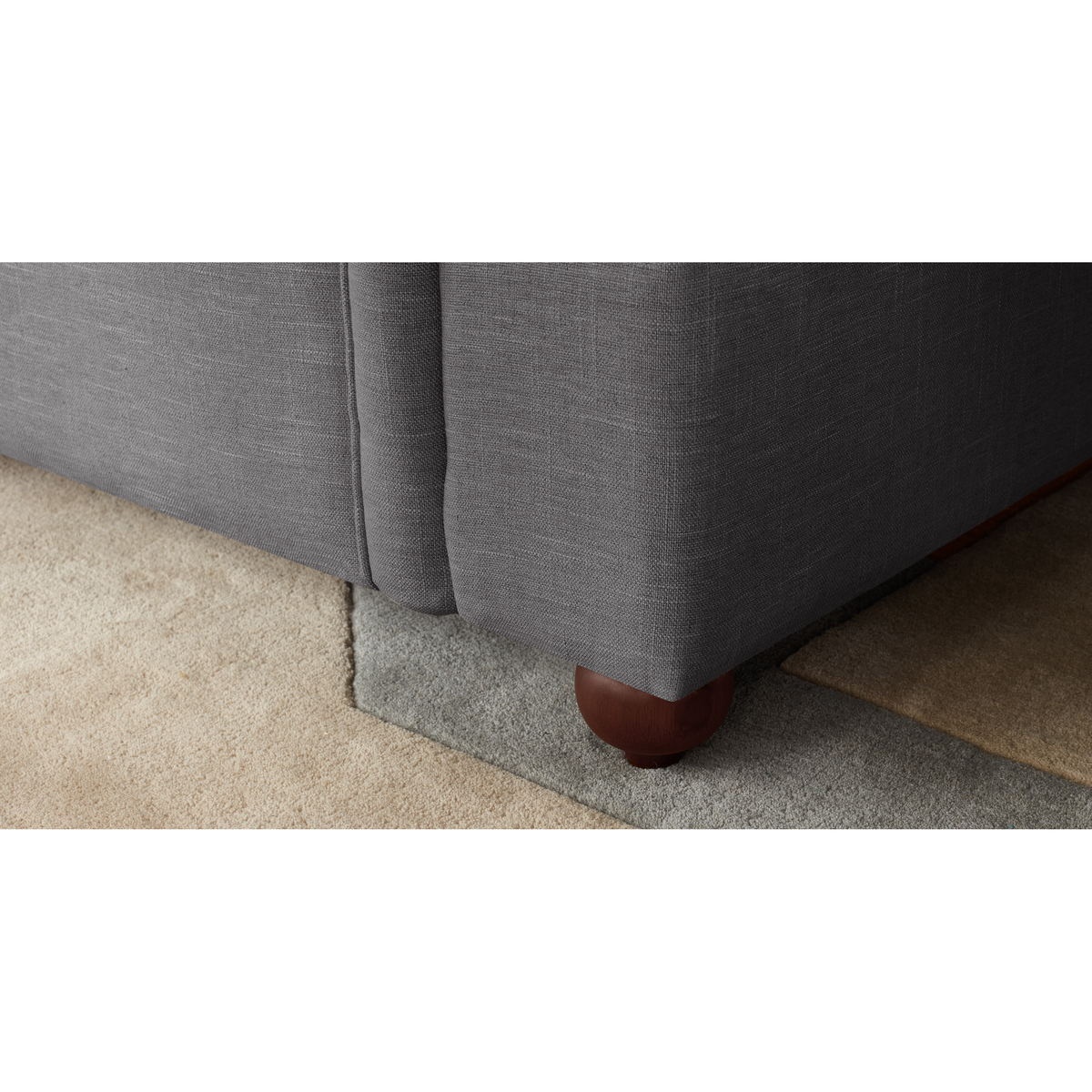 Orson 3 Seater Sofa Bed, Graphite Grey – image 3
