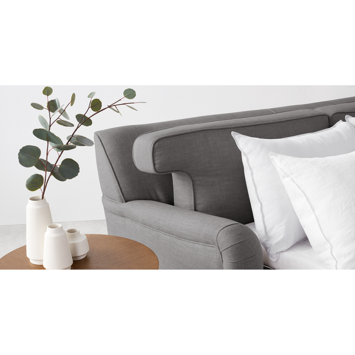 Orson 3 Seater Sofa Bed, Graphite Grey – image 4