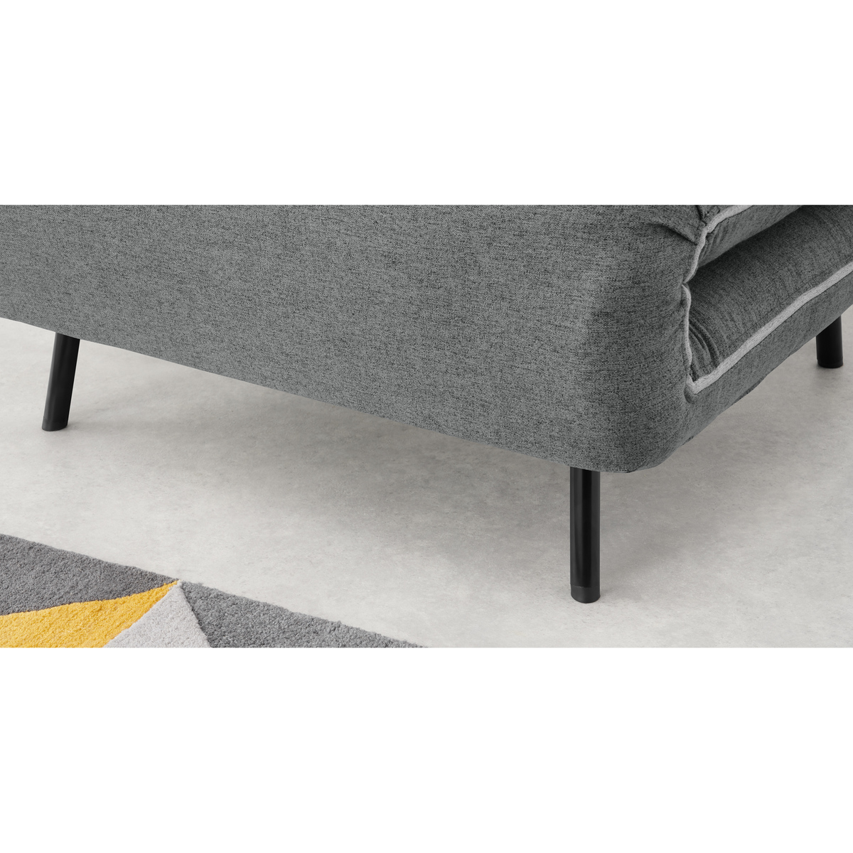 Kahlo Double Seat Sofa Bed, Salt Grey – image 3