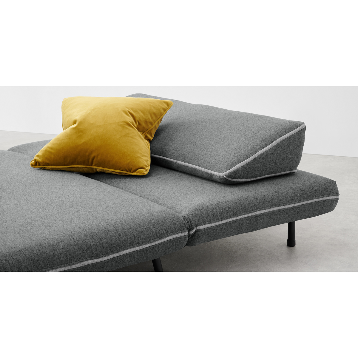 Kahlo Double Seat Sofa Bed, Salt Grey – image 5