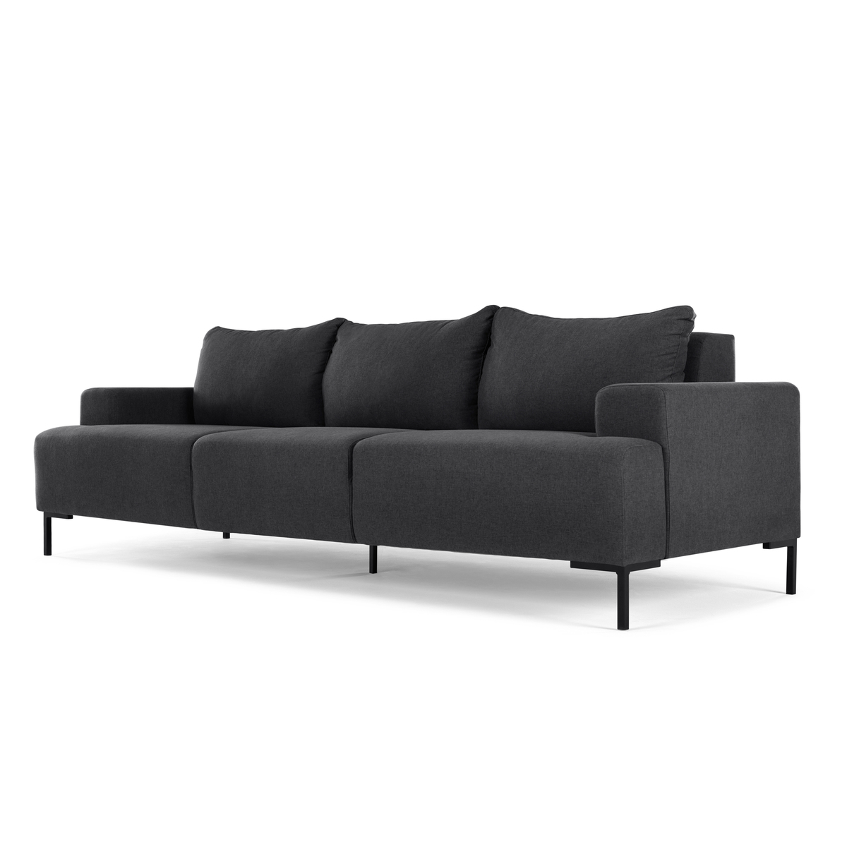 Oskar 3 Seater Sofa, Sterling Grey – image 2