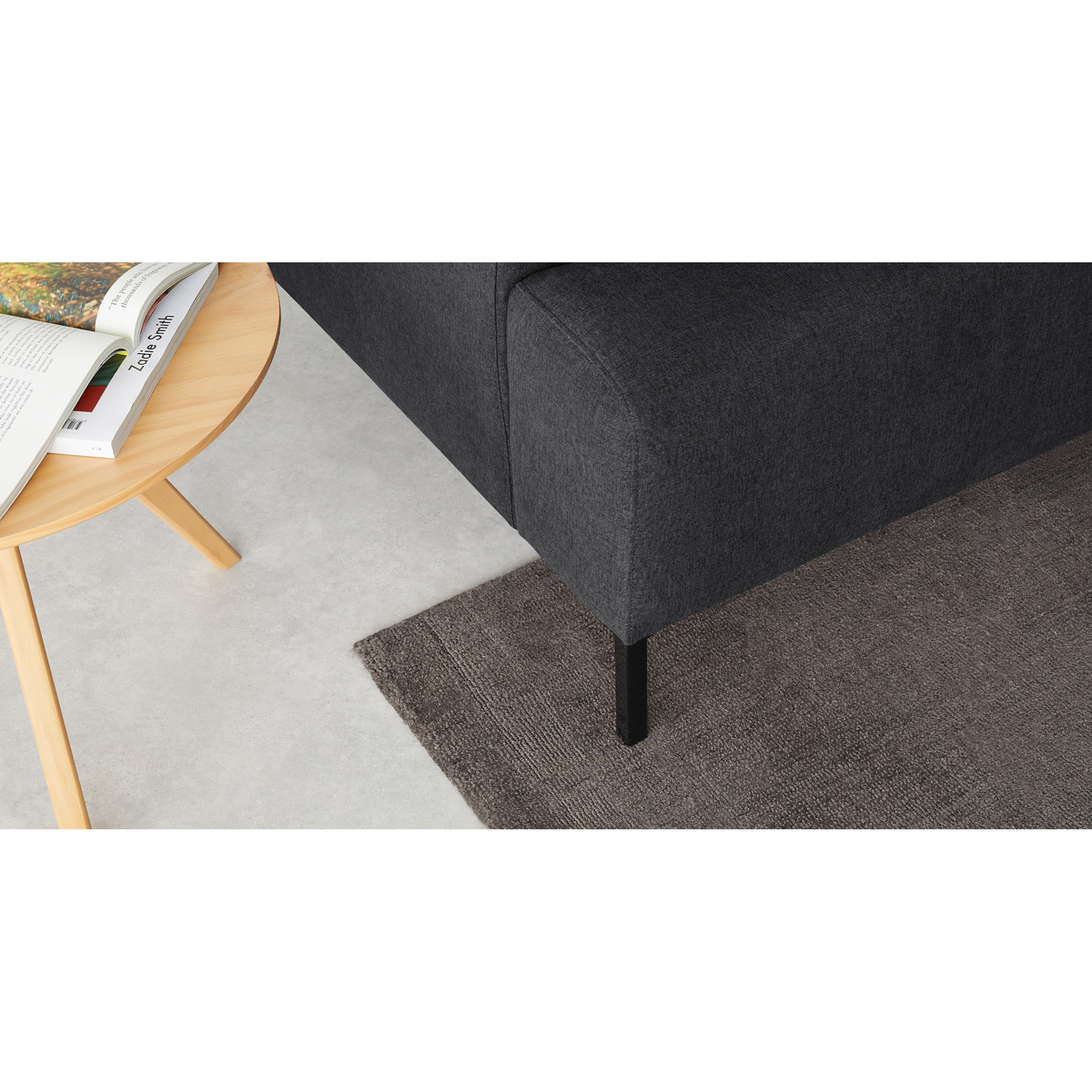 Oskar 3 Seater Sofa, Sterling Grey – image 4