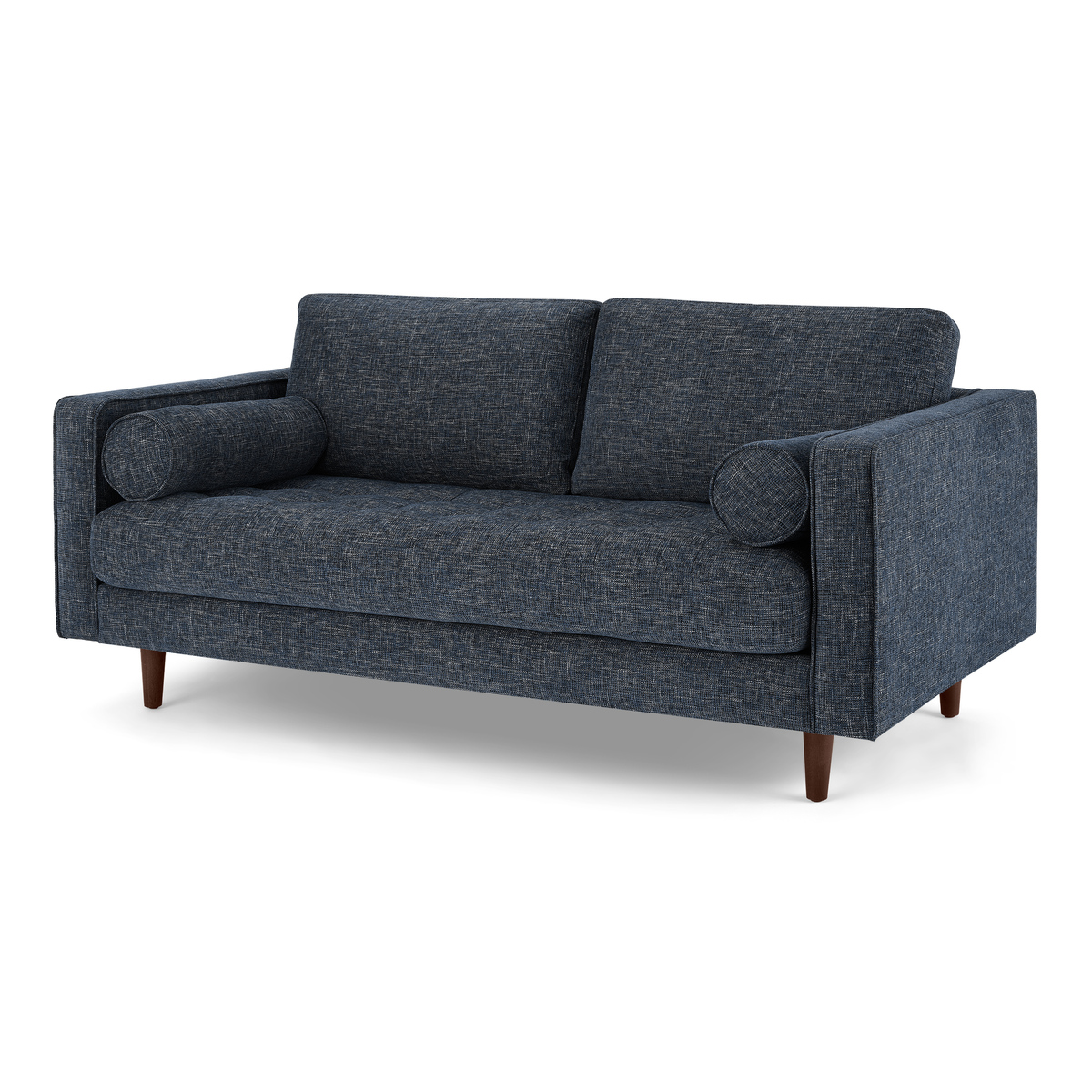Scott Large 2 Seater Sofa, Cuba Blue Weave – image 2