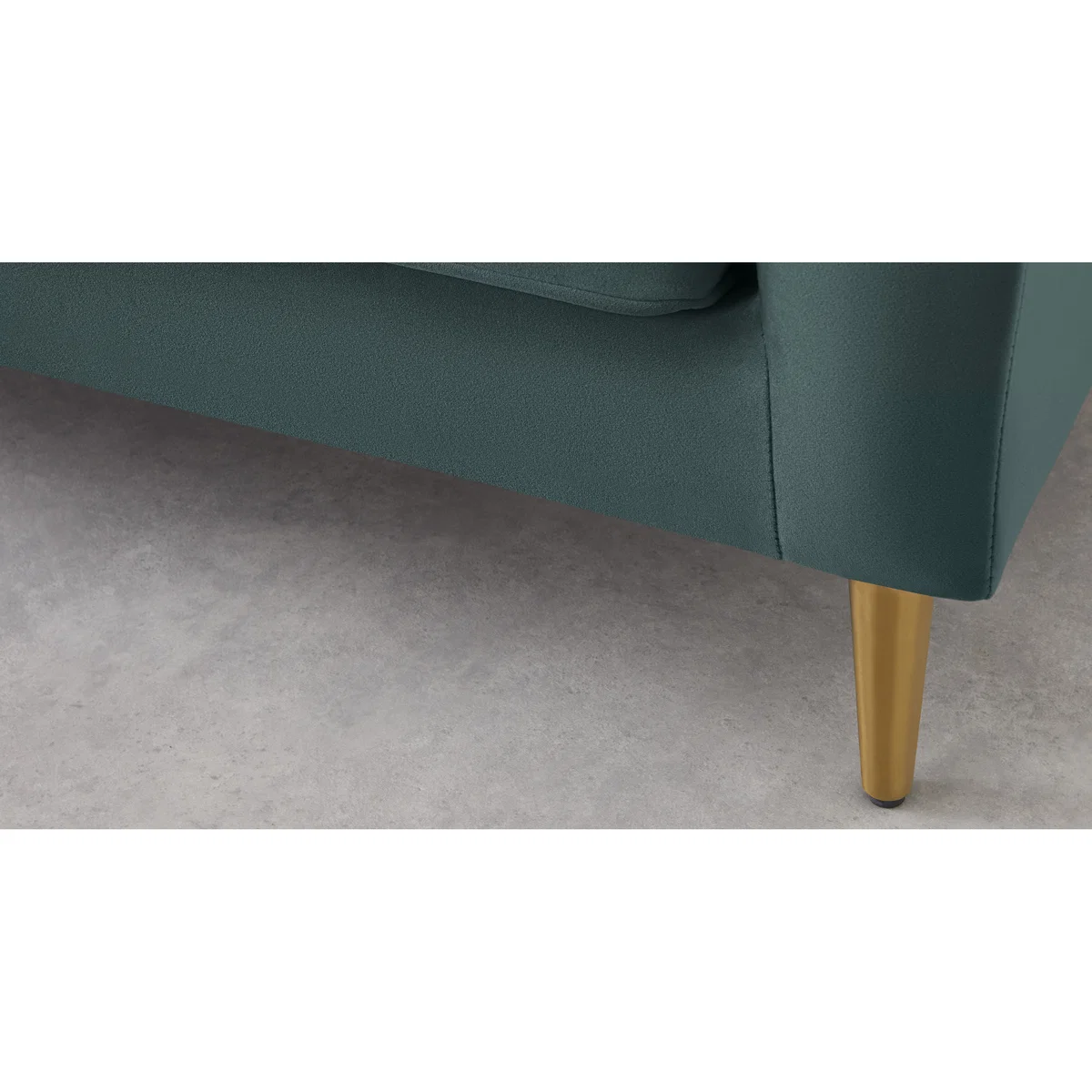 Amicie 3 Seater Sofa, Marine Green Velvet – image 4