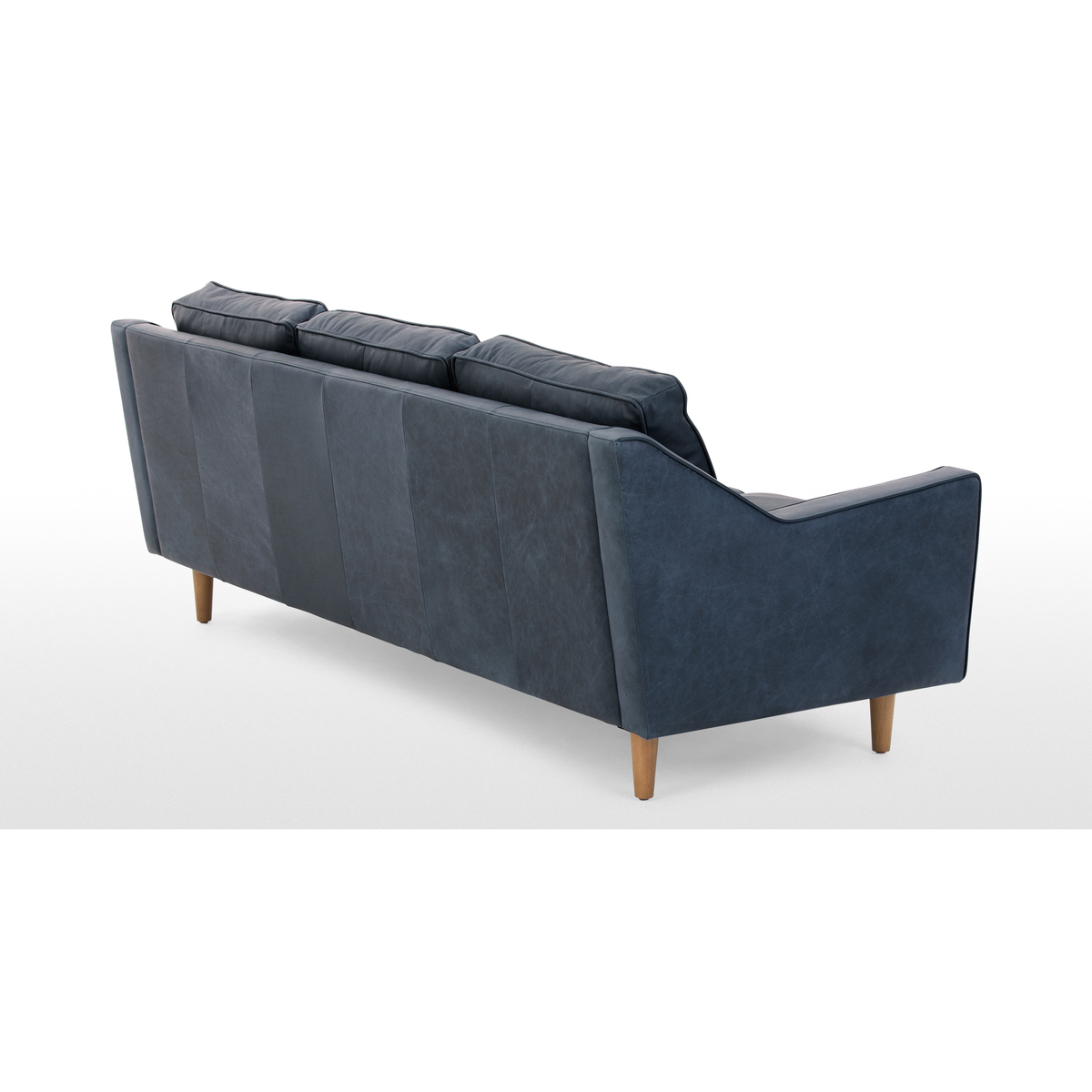 Dallas 3 Seater Sofa, Charm Midnight Premium Leather – image 5