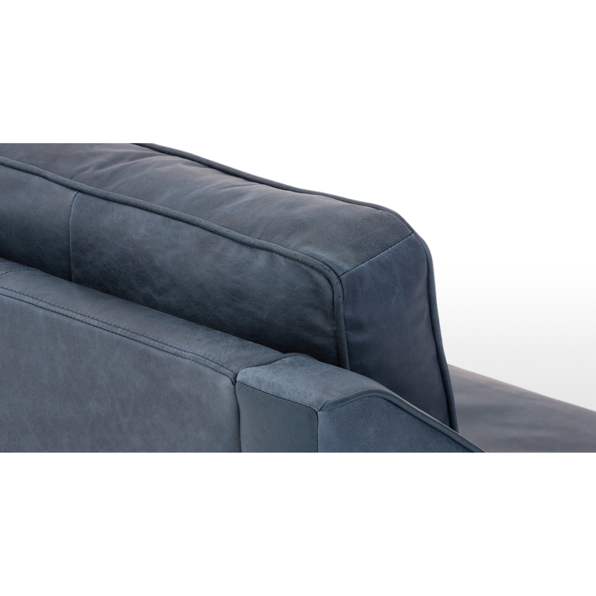 Dallas 3 Seater Sofa, Charm Midnight Premium Leather – image 6