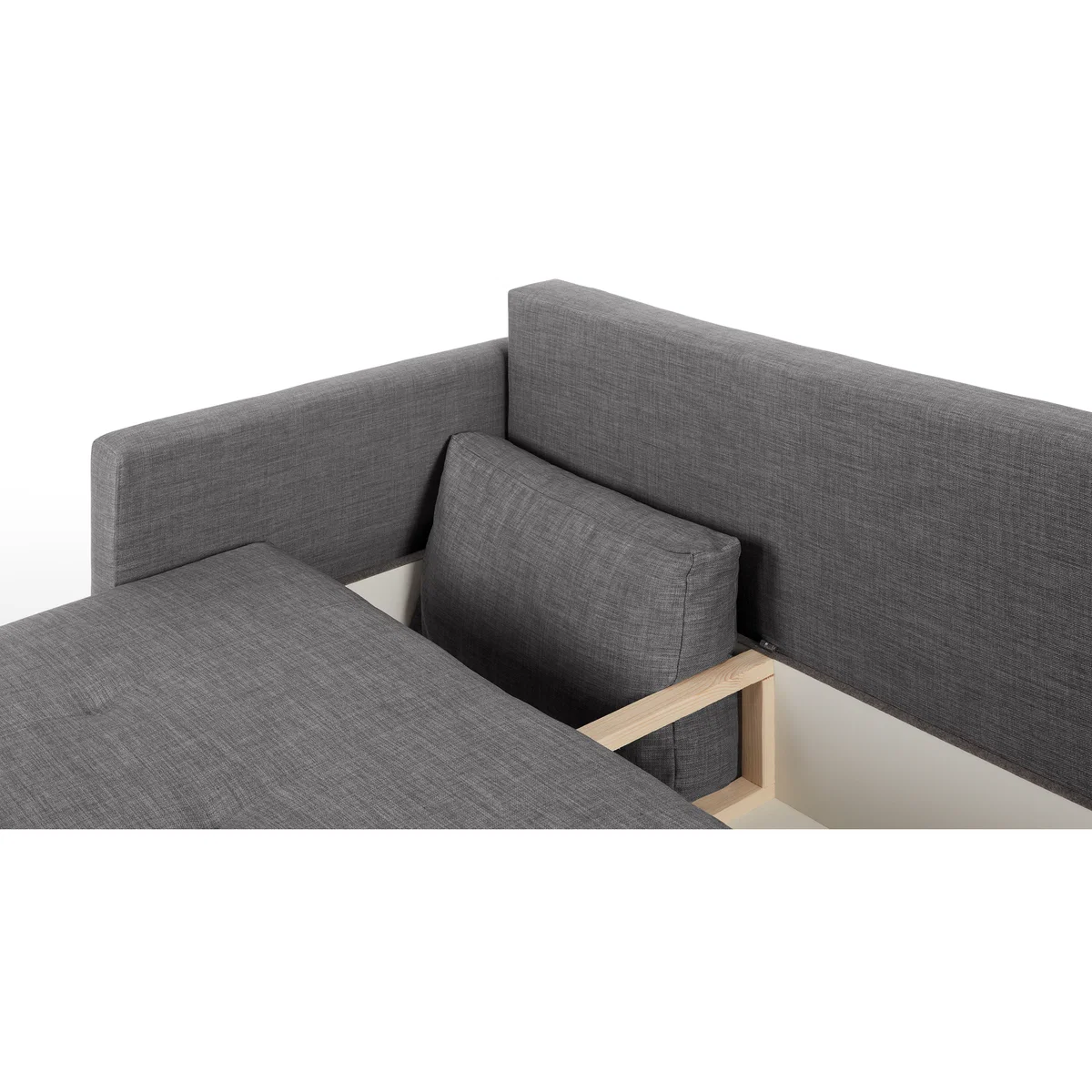 Brock Platform Sofabed, Pewter Grey – image 8