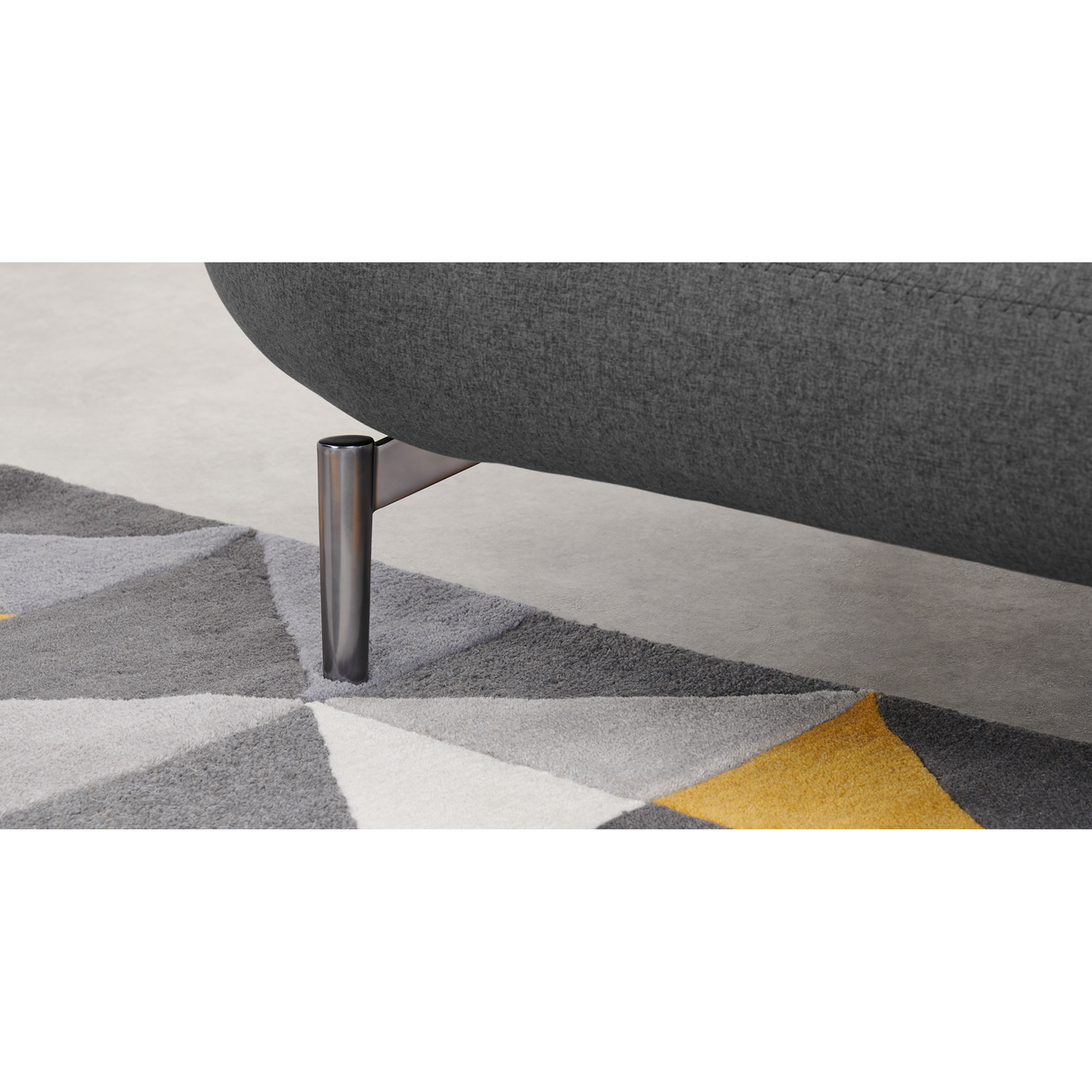 Inka Right Hand Facing Chaise End Corner Sofa, Marl Grey – image 4