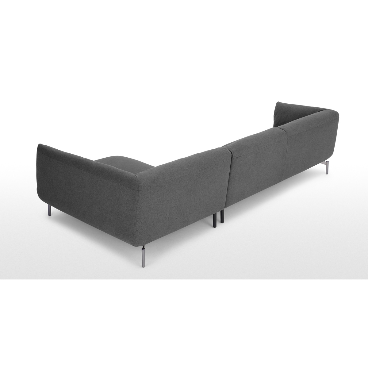 Inka Right Hand Facing Chaise End Corner Sofa, Marl Grey – image 5