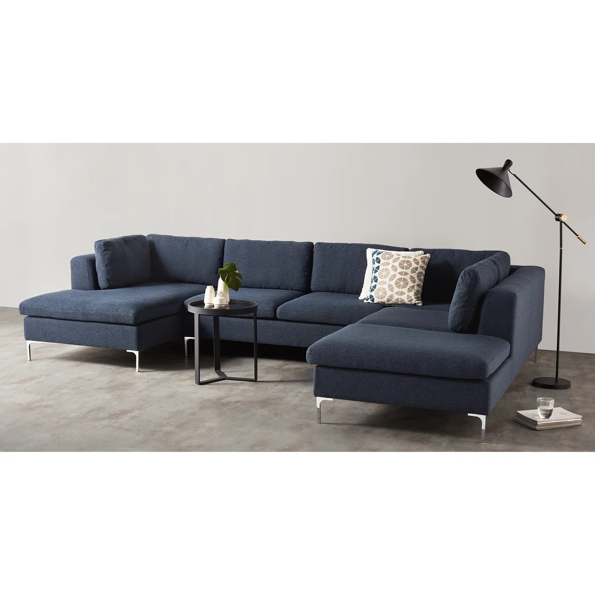 Monterosso Right Hand Facing Corner Sofa, Storm Blue – image 3