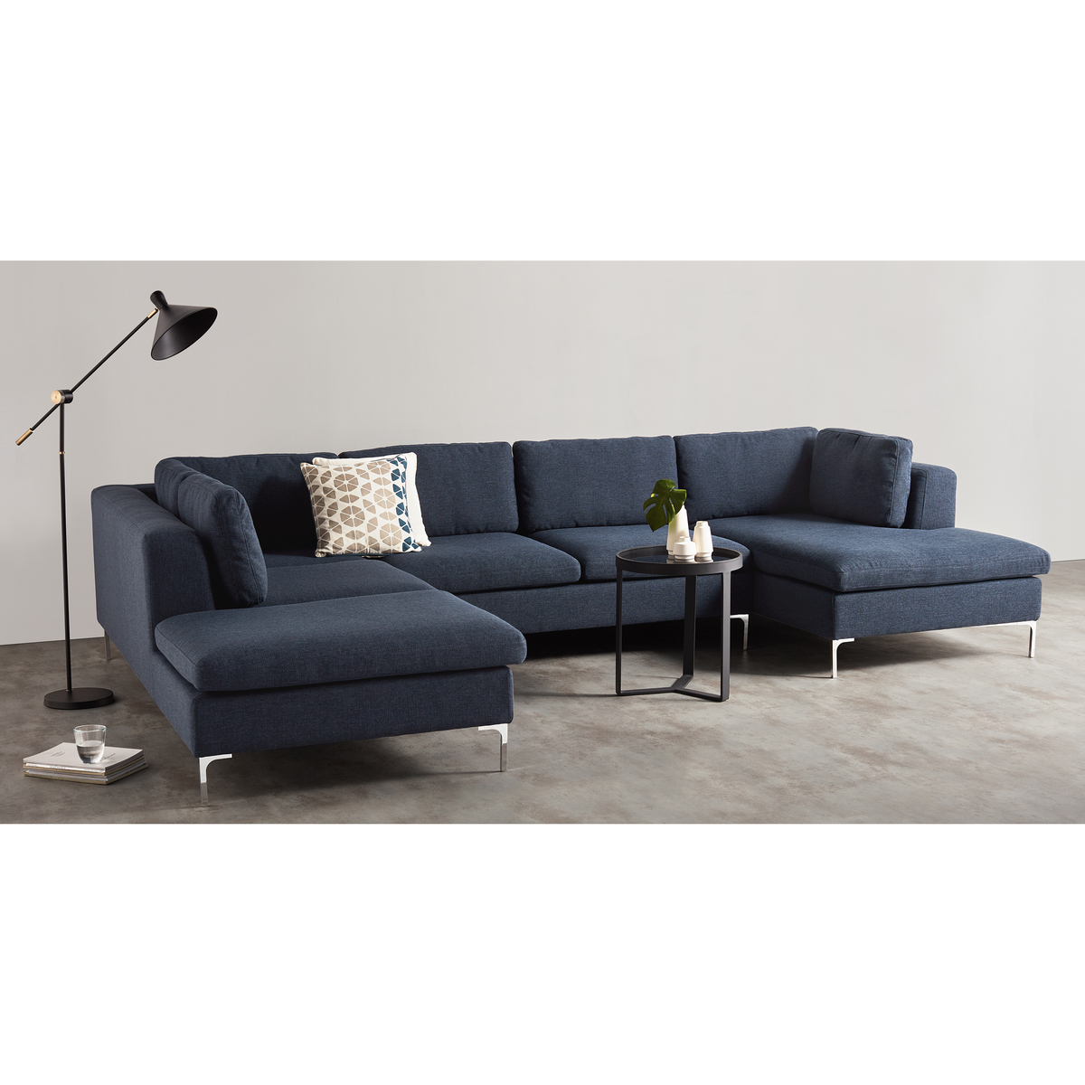 Monterosso Left Hand Facing Corner Sofa, Storm Blue – image 3