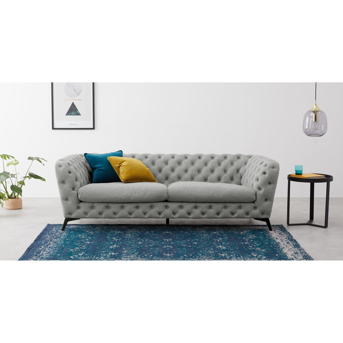 Sloan 3 Seater Sofa, Mountain Grey – image 3