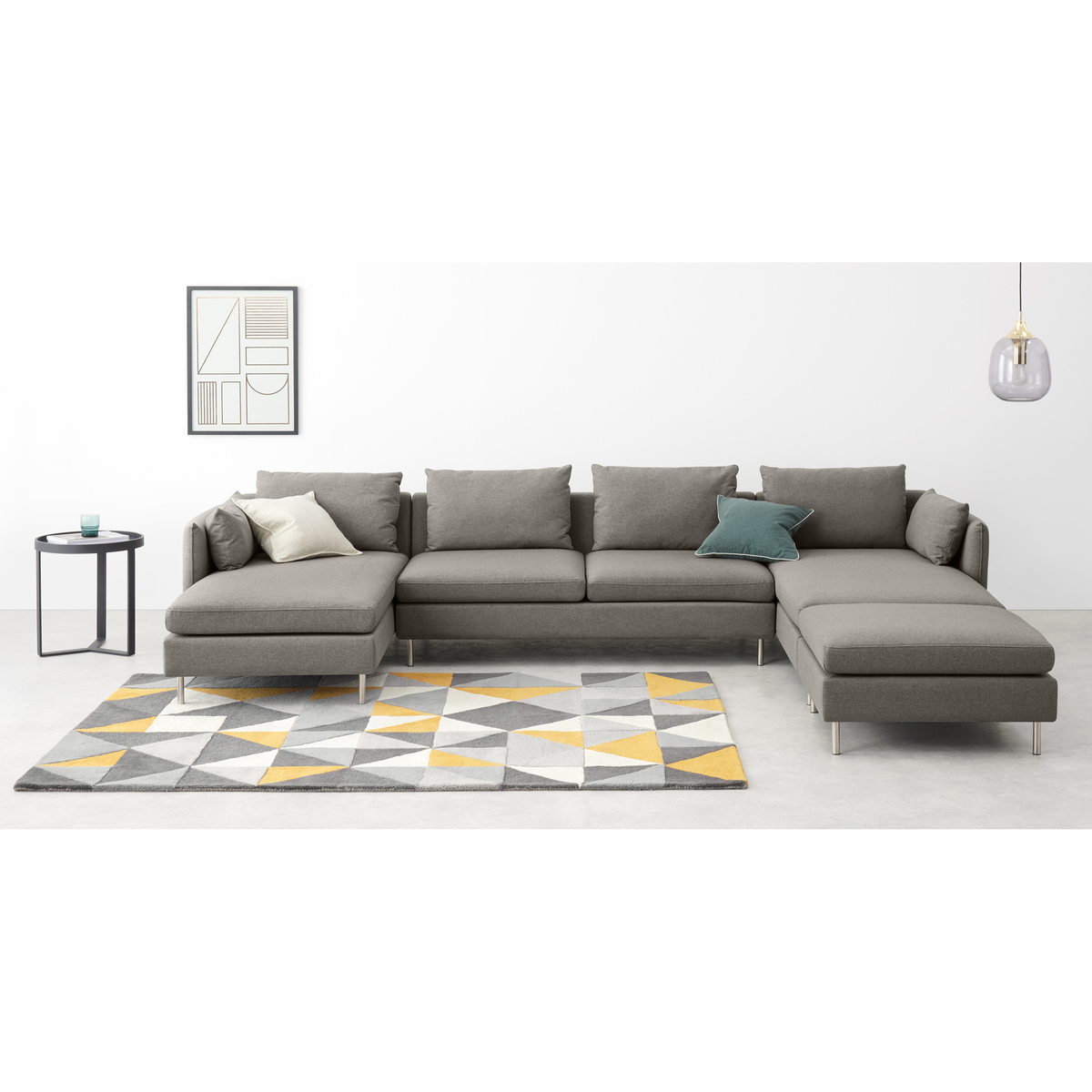 VENTO Horseshoe Corner Sofa, Manhattan Grey – image 3